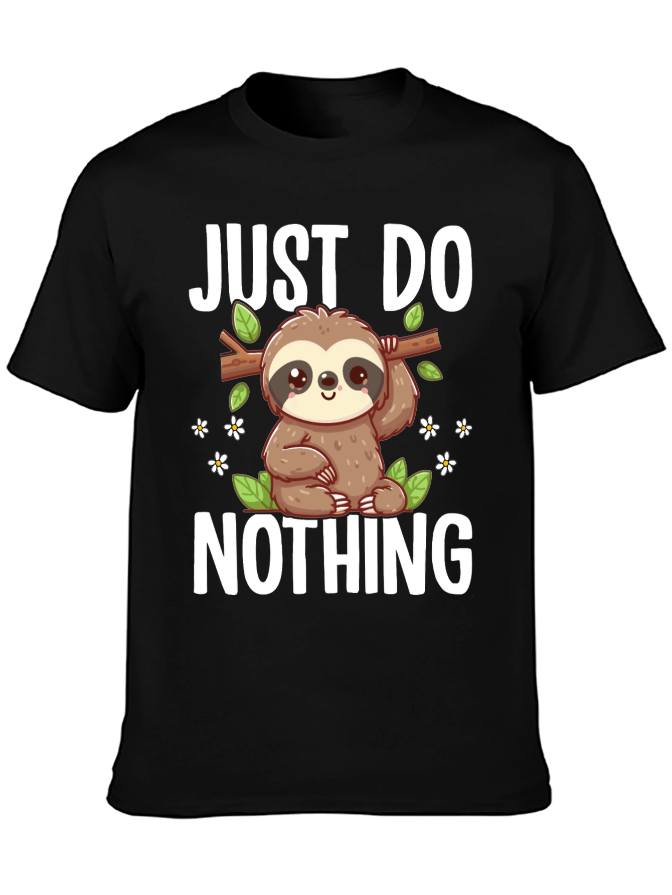 Just Do Nothing Sloth Graphic Tee