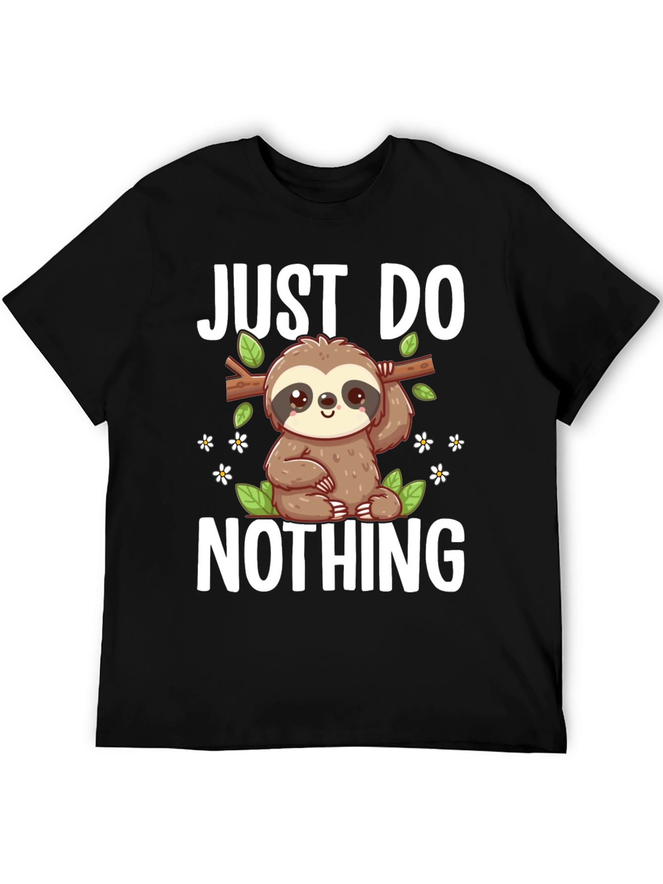Just Do Nothing Sloth Graphic Tee