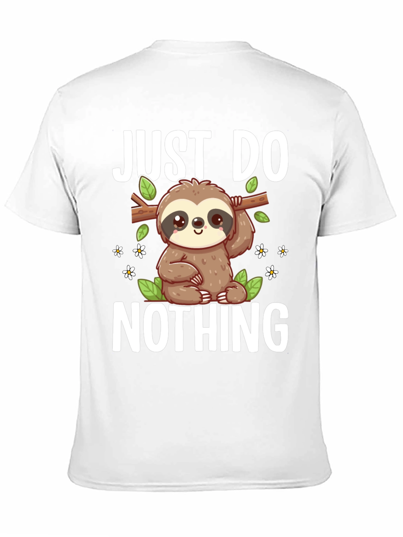 Just Do Nothing Sloth Graphic Tee