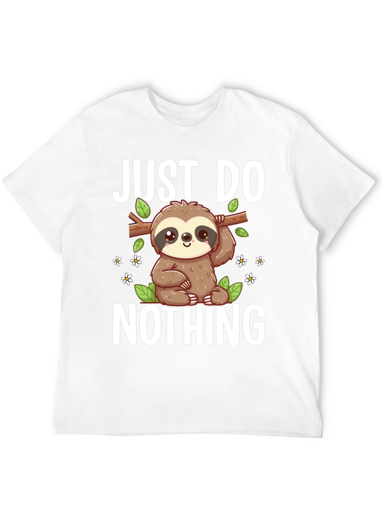 Just Do Nothing Sloth Graphic Tee