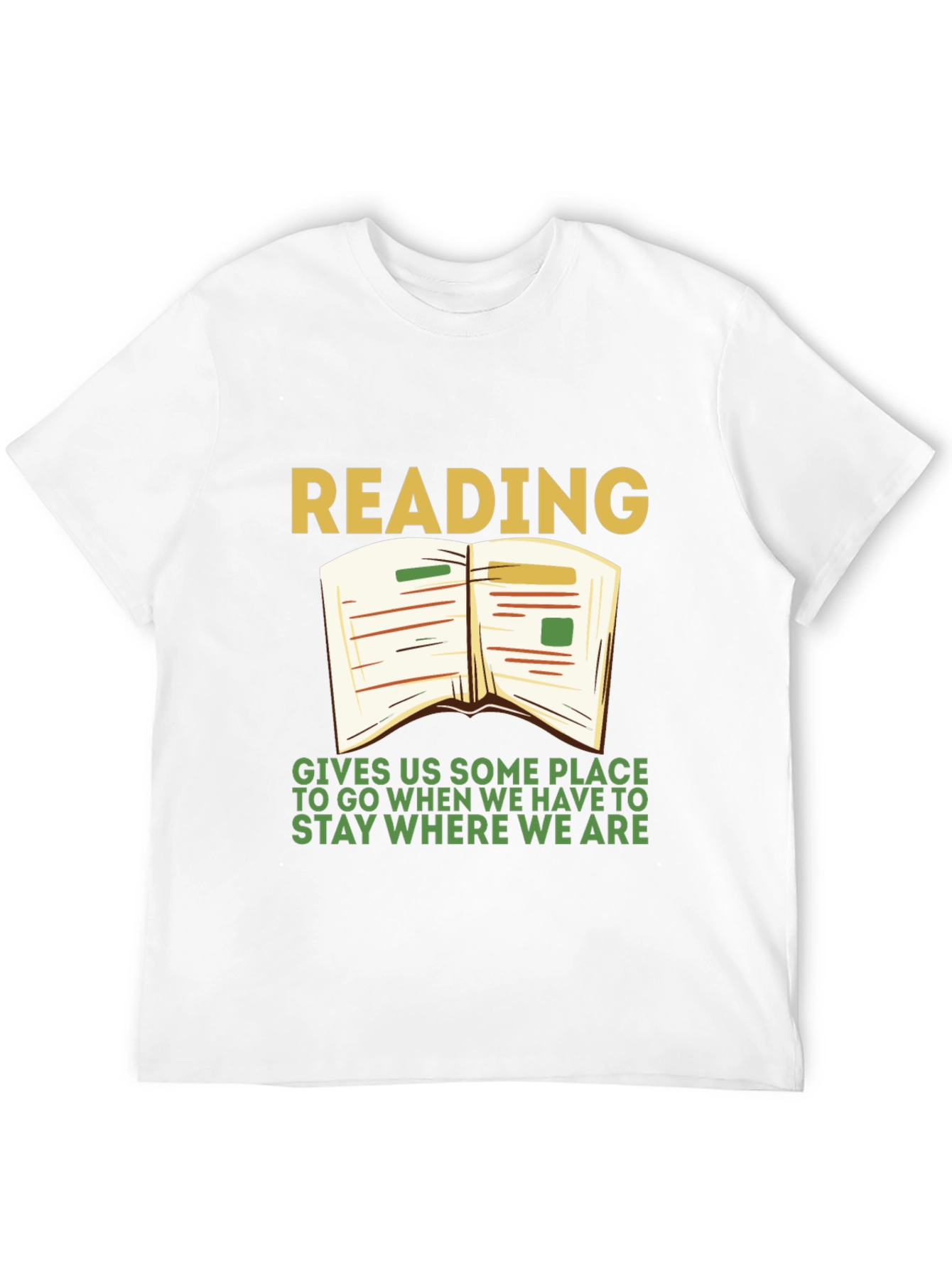Reading T-Shirt: Gives Us Some Place To Go