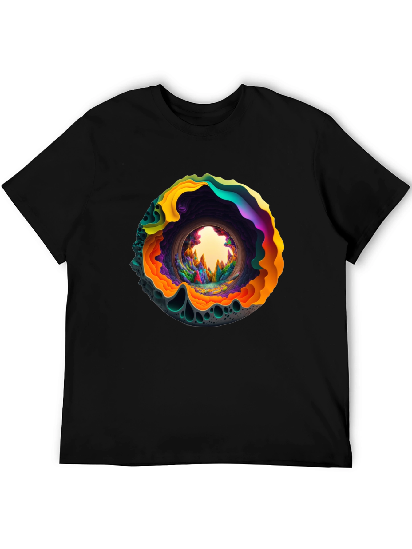 Psychedelic Portal Graphic T-Shirt