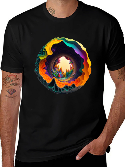 Psychedelic Portal Graphic T-Shirt
