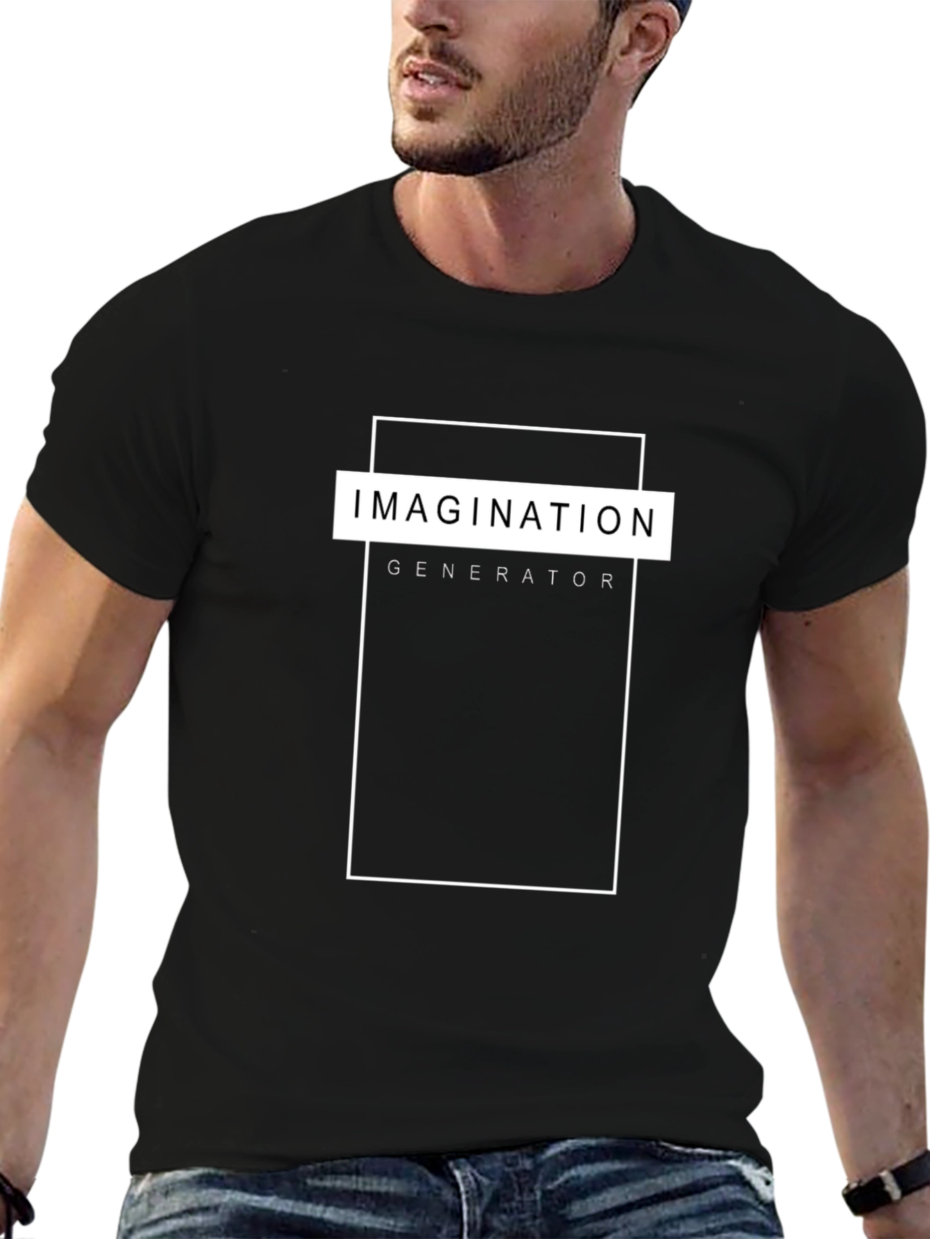 Imagination Generator Graphic Tee - Black
