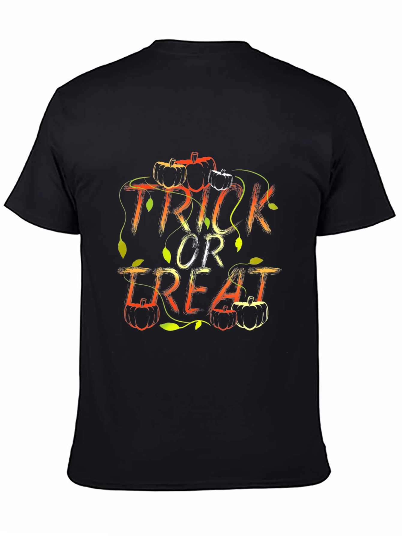 Trick or Treat Halloween T-Shirt - Pumpkin Design