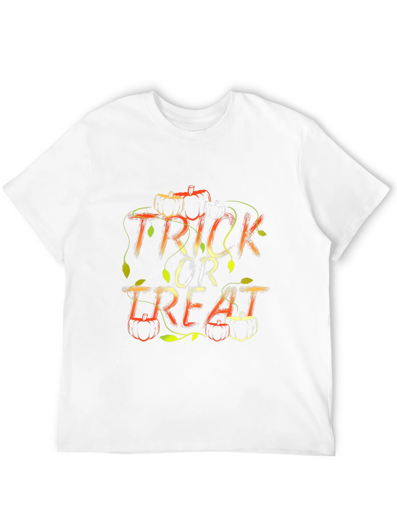 Trick or Treat Halloween T-Shirt - Pumpkin Design