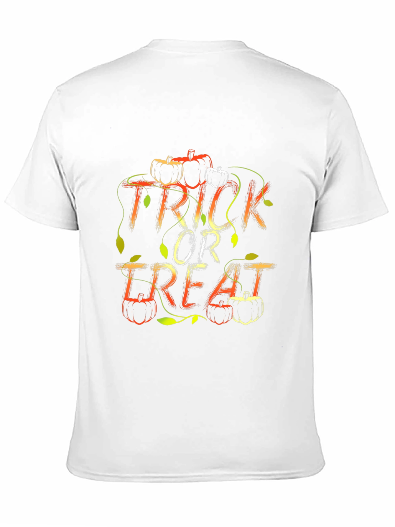 Trick or Treat Halloween T-Shirt - Pumpkin Design