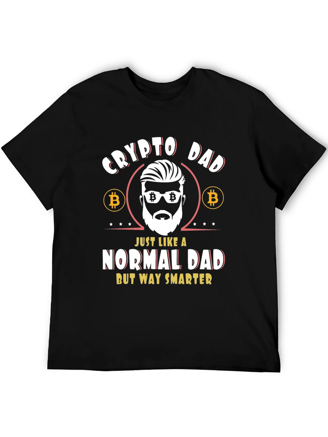 Crypto Dad T-Shirt - Bitcoin Themed Tee