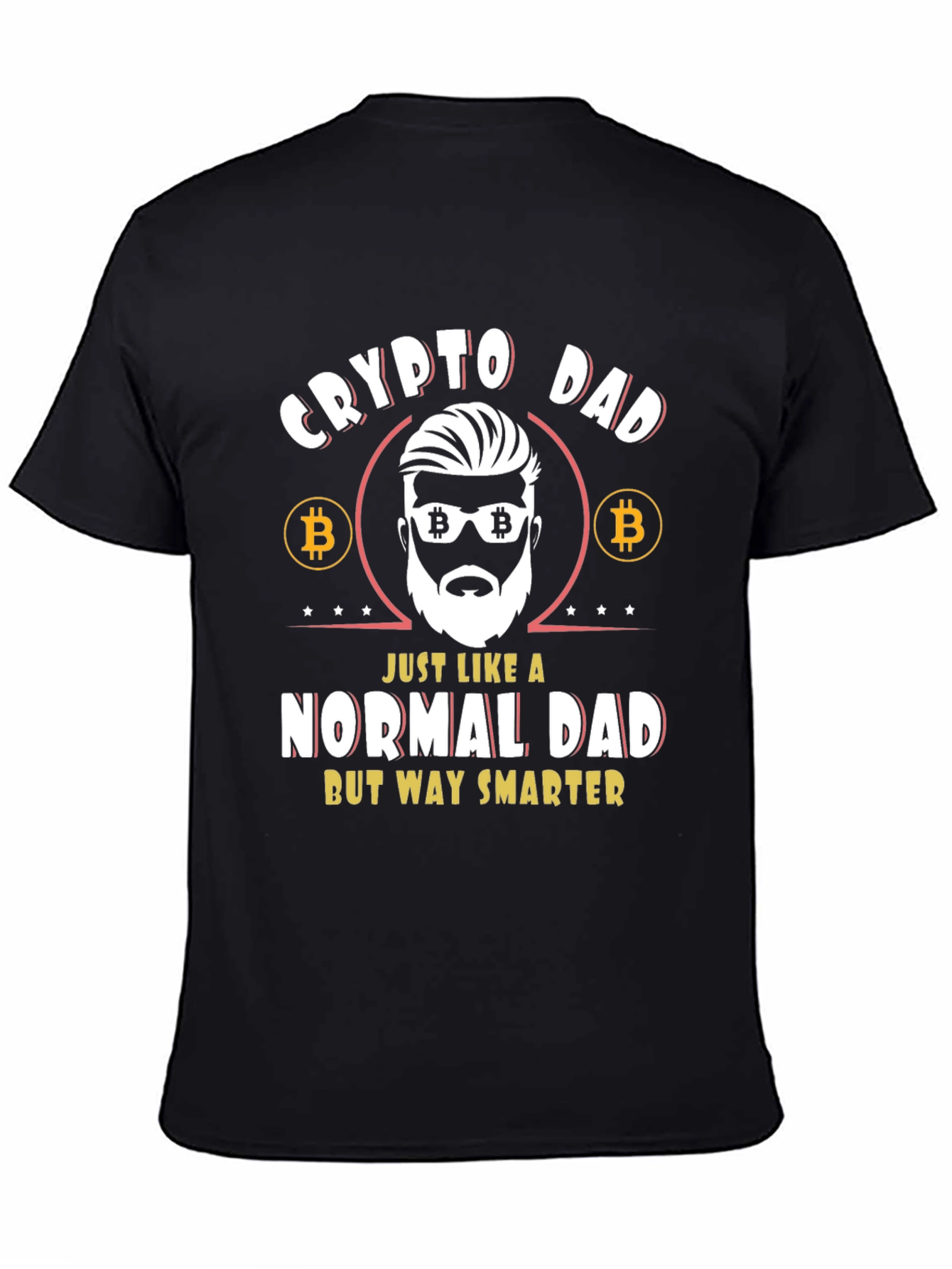 Crypto Dad T-Shirt - Bitcoin Themed Tee