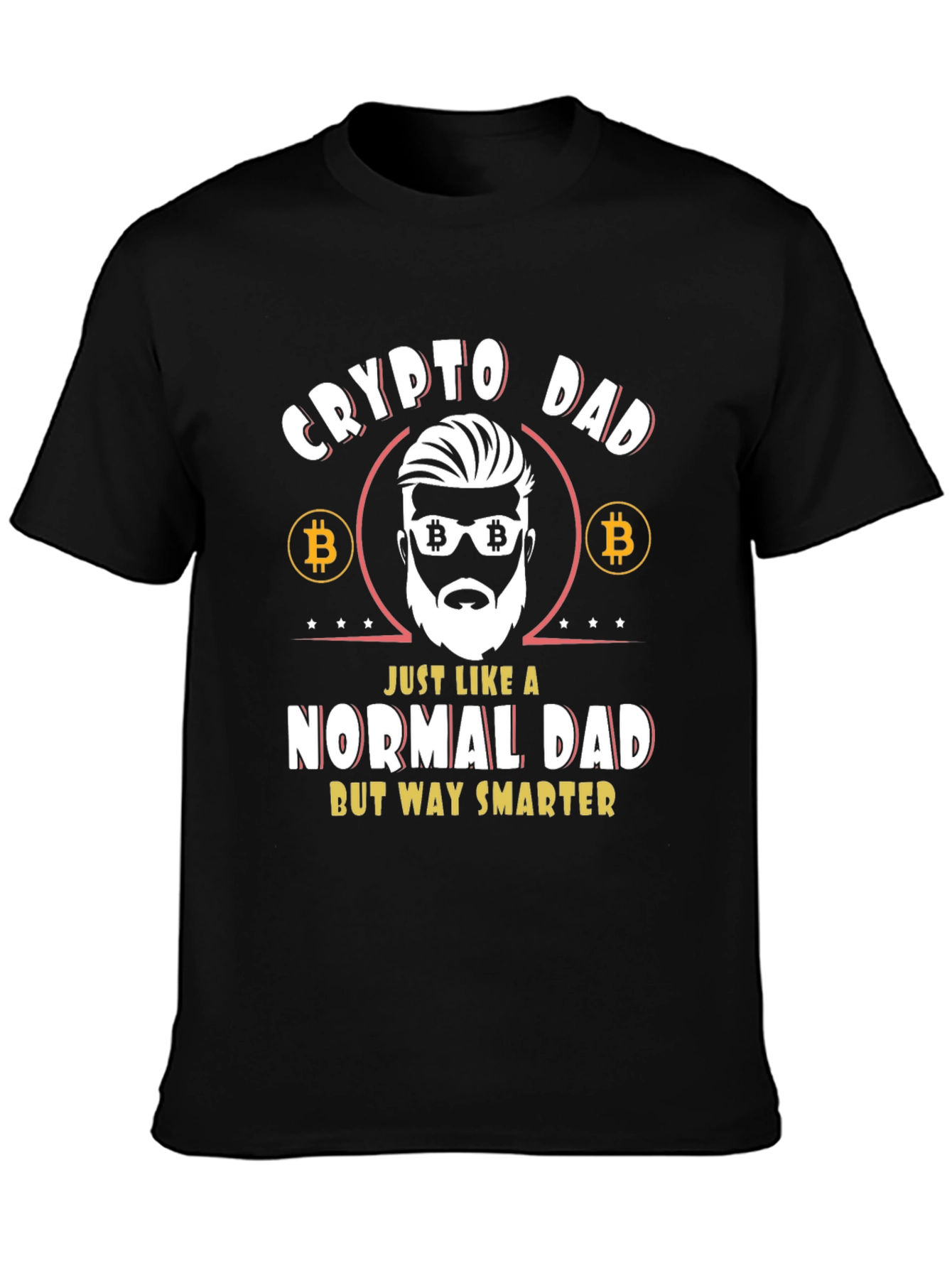 Crypto Dad T-Shirt - Bitcoin Themed Tee