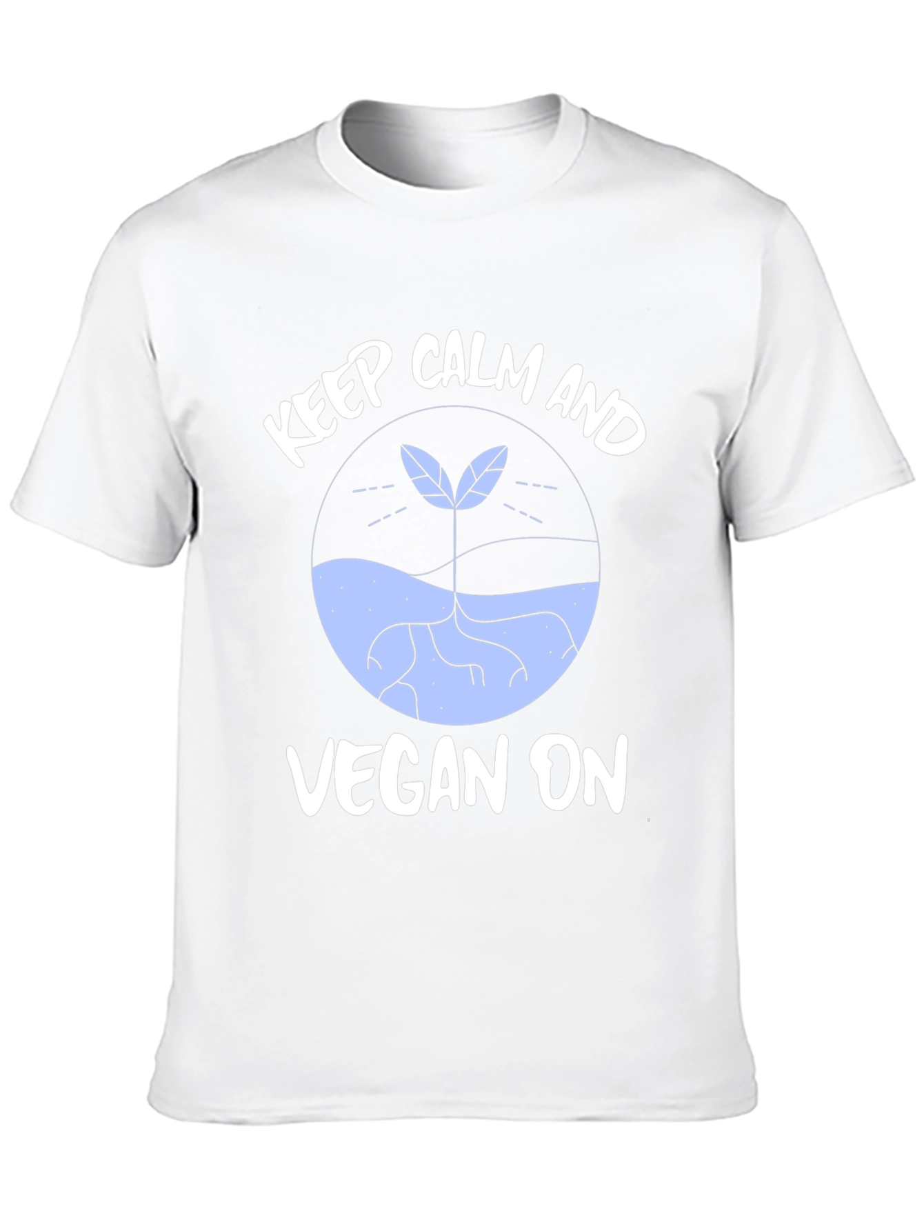 Keep Calm & Vegan On Graphic Tee