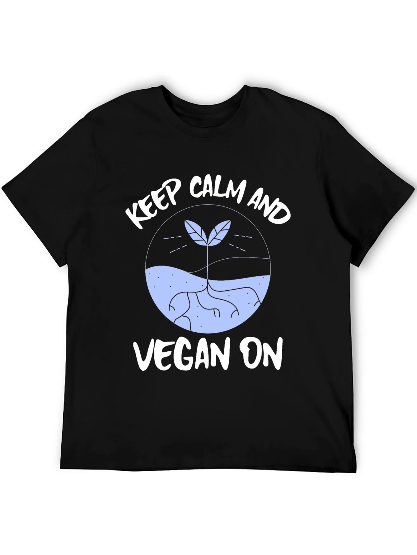 Keep Calm & Vegan On Graphic Tee