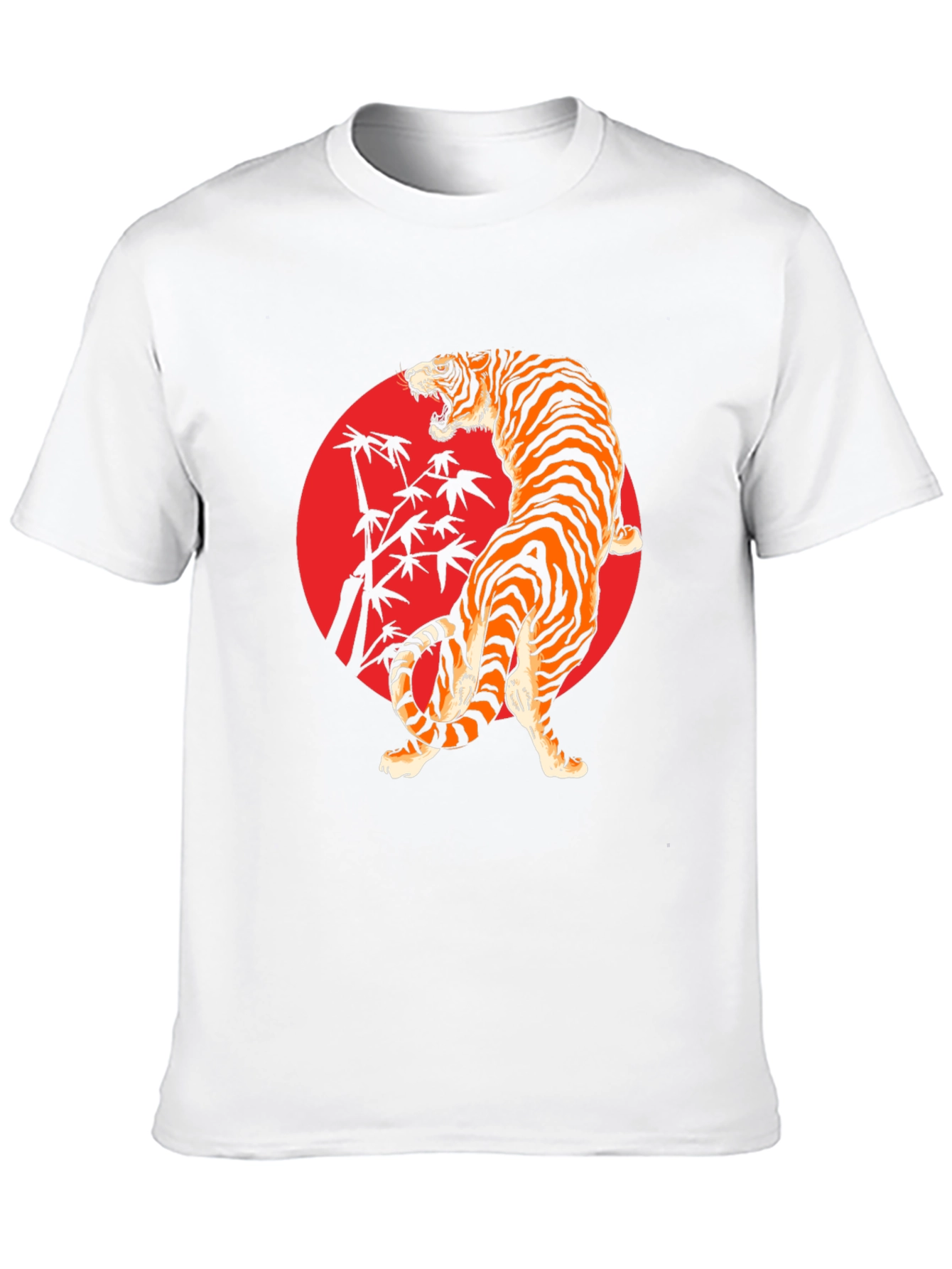 Tiger Graphic Tee - Black T-Shirt with Bold Design