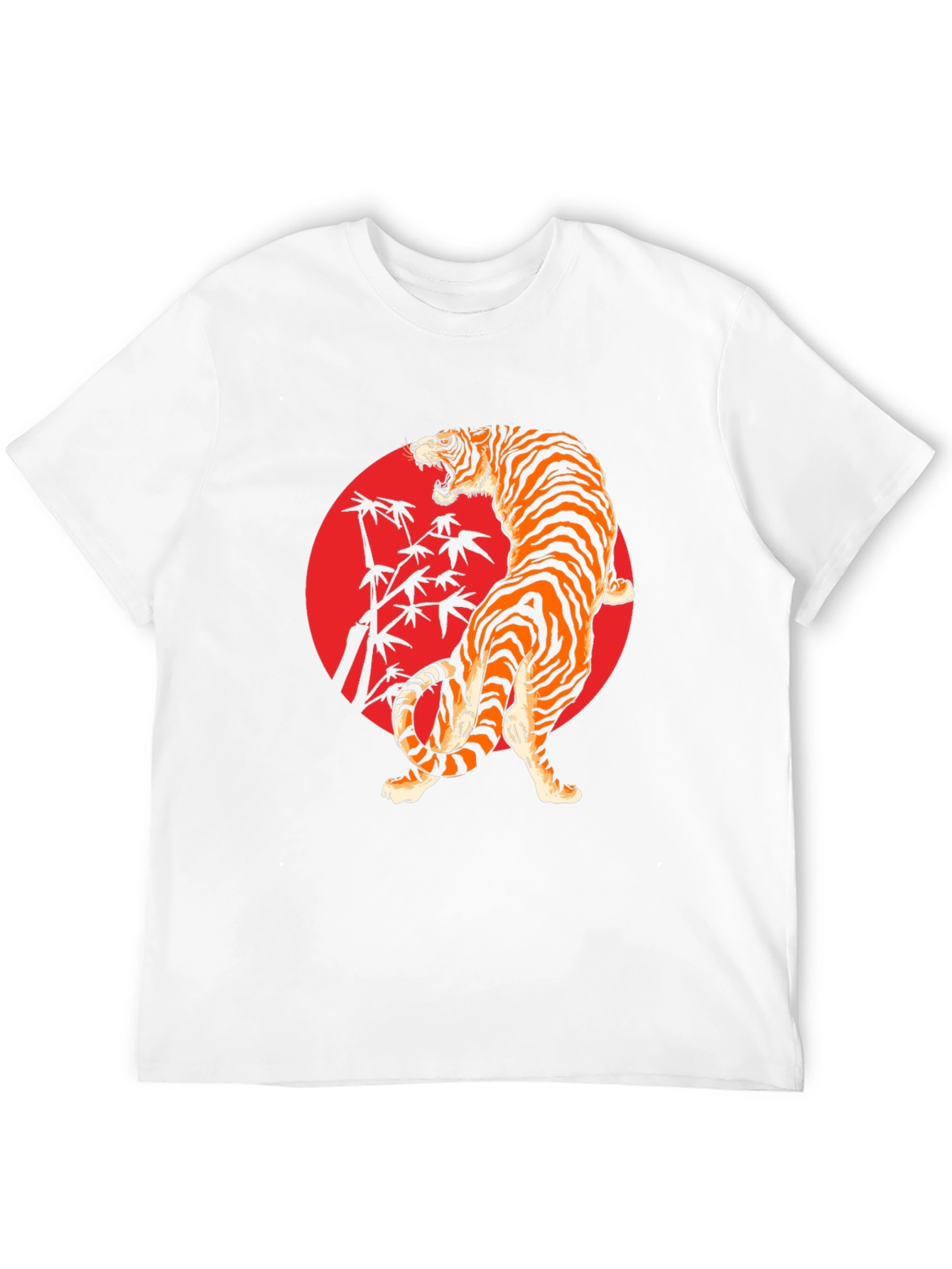 Tiger Graphic Tee - Black T-Shirt with Bold Design