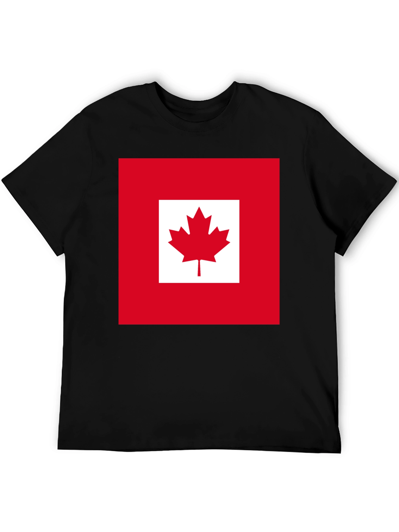Canada Flag Graphic T-Shirt - Black