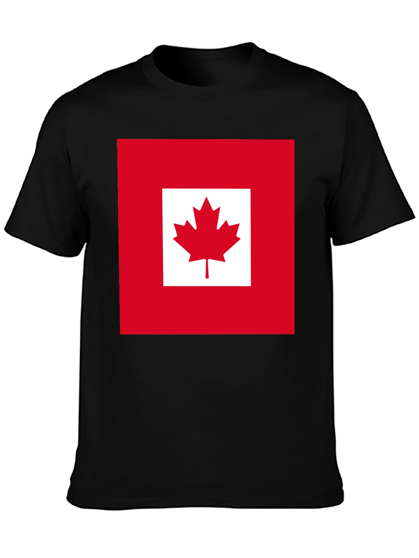 Canada Flag Graphic T-Shirt - Black