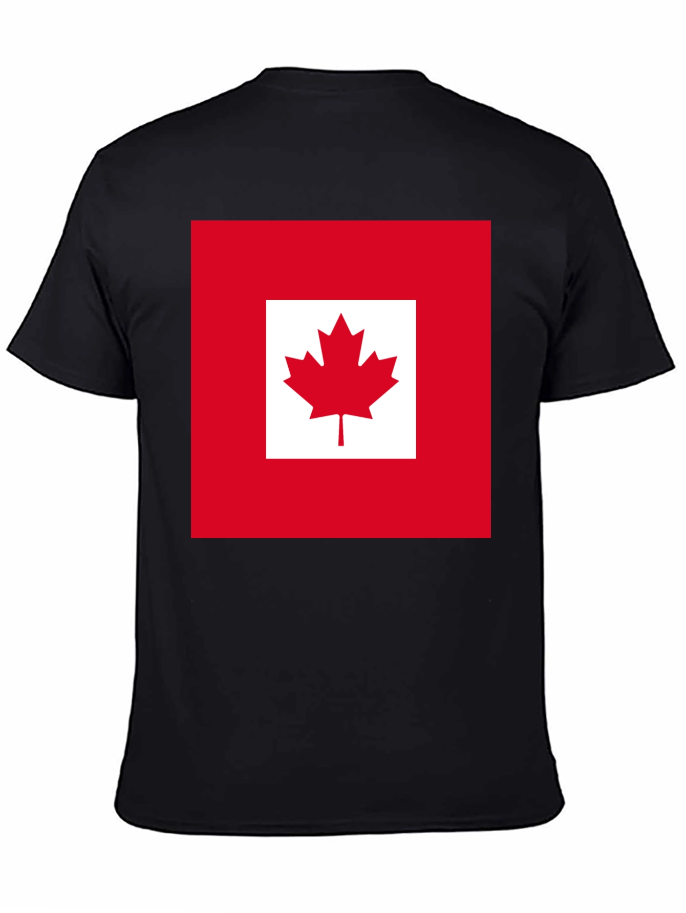 Canada Flag Graphic T-Shirt - Black