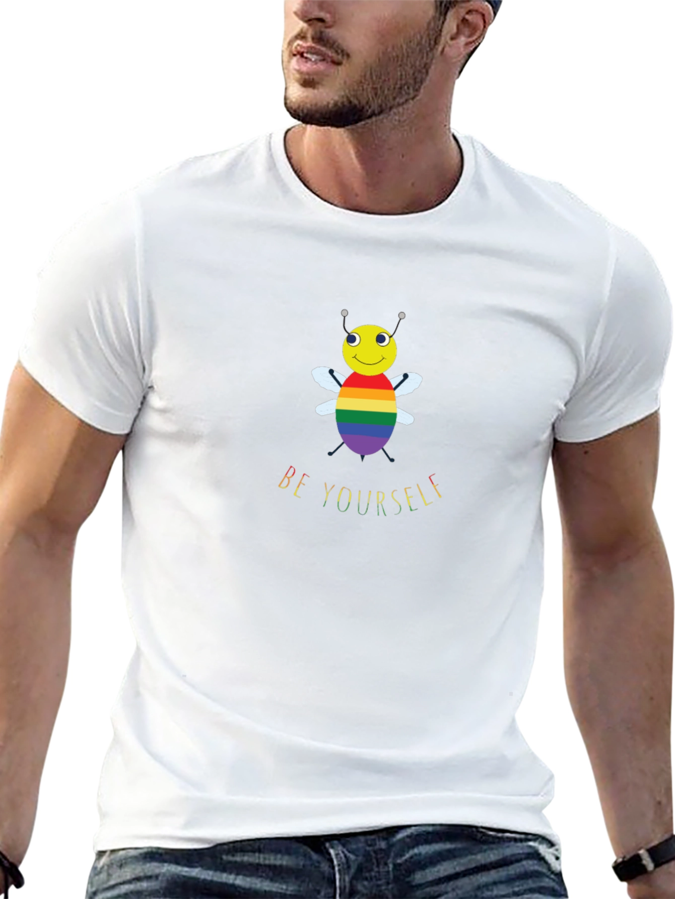 LGBT Pride Bee T-Shirt - Be Yourself