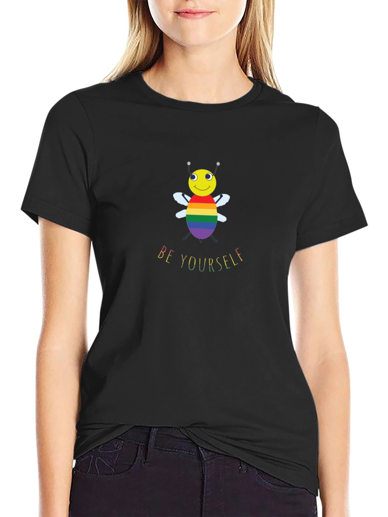 LGBT Pride Bee T-Shirt - Be Yourself
