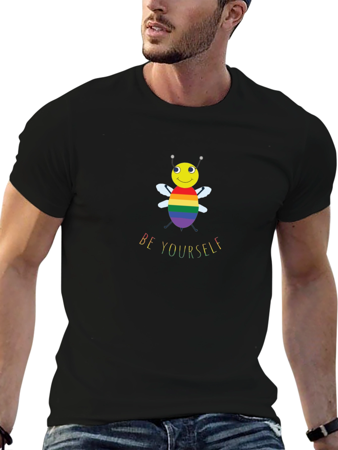 LGBT Pride Bee T-Shirt - Be Yourself