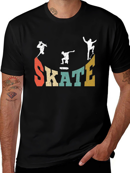 Vintage Skate T-Shirt - Skateboard Design