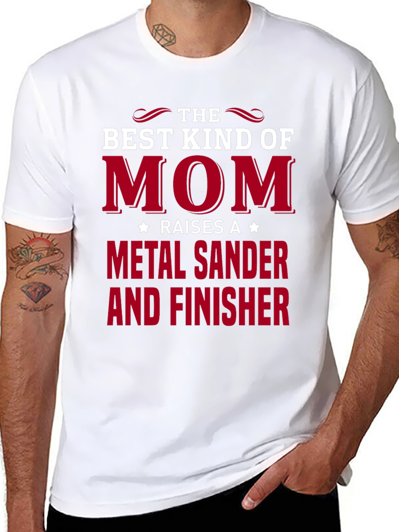 Best Mom Metal Sander Finisher T-Shirt