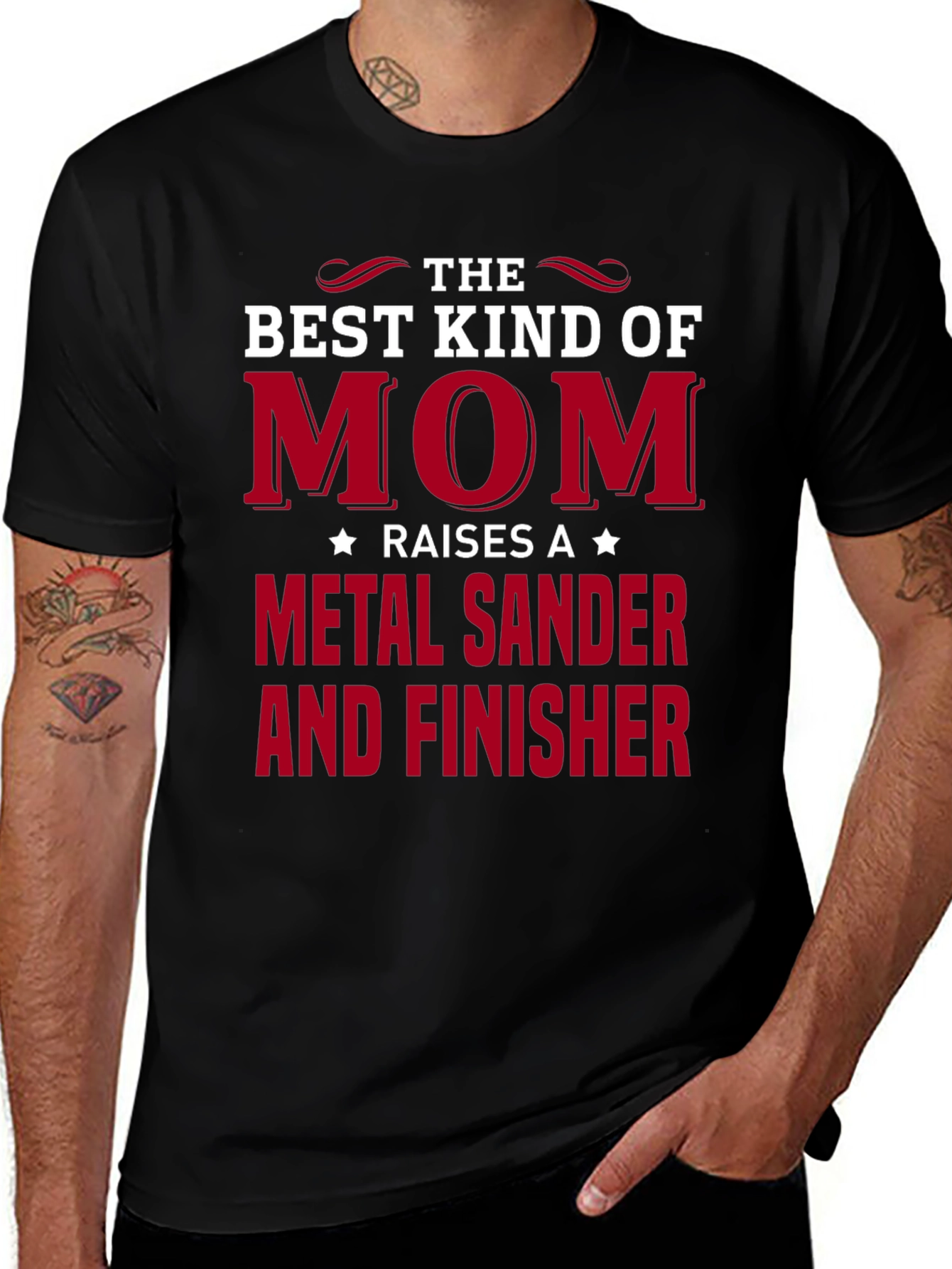Best Mom Metal Sander Finisher T-Shirt