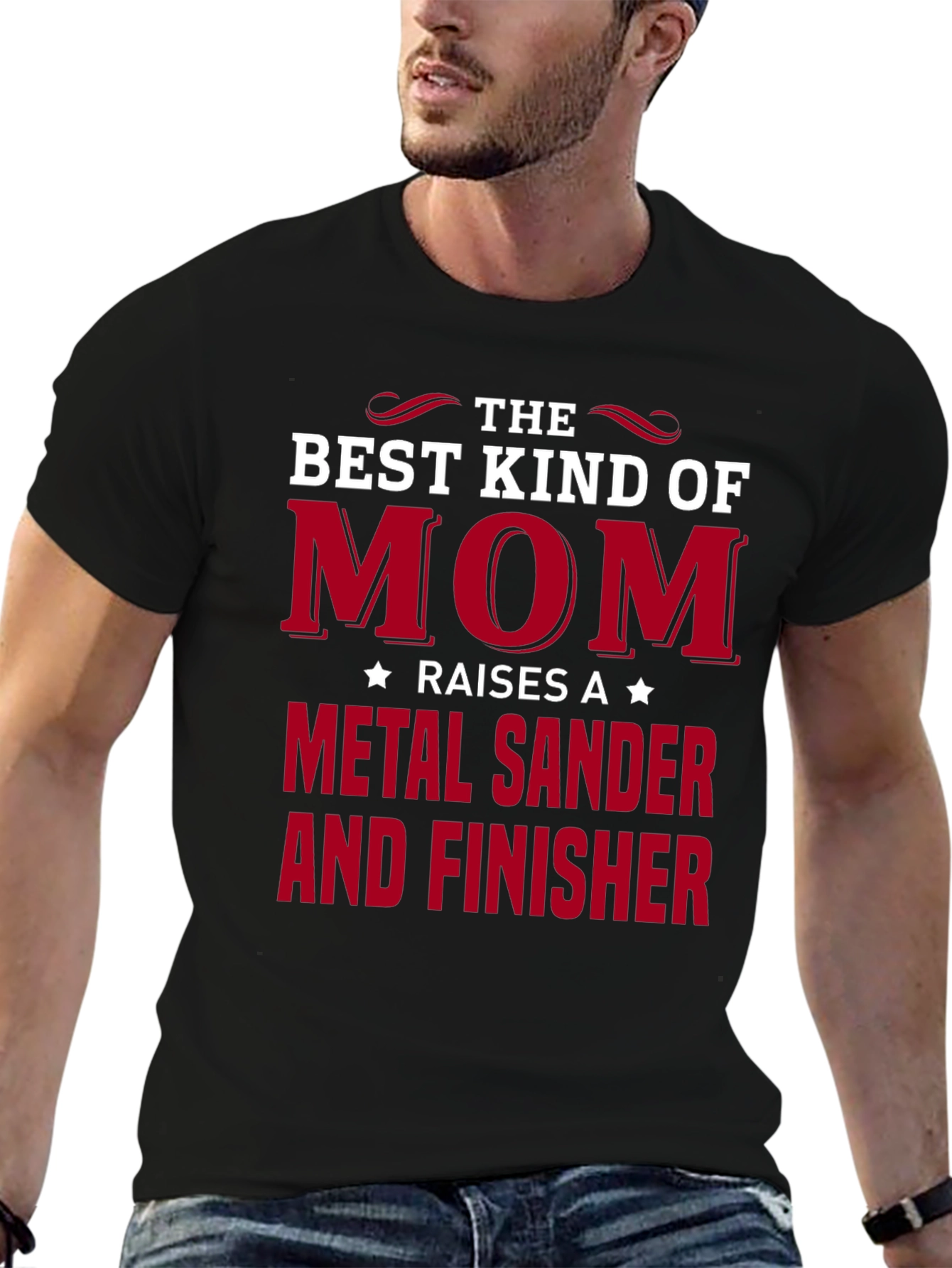 Best Mom Metal Sander Finisher T-Shirt