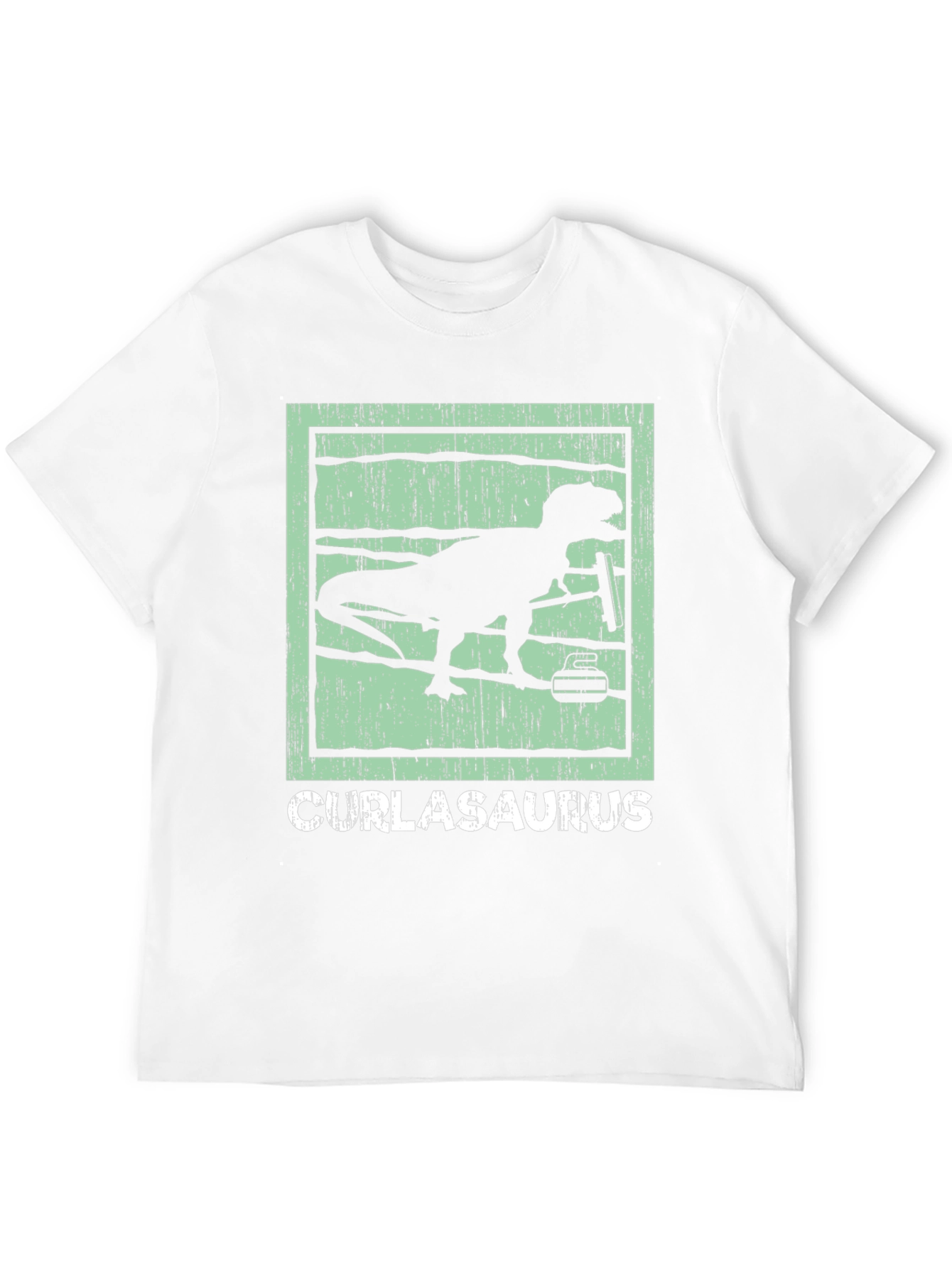 CURLASAURUS T-Rex Curl Barbell Gym Shirt