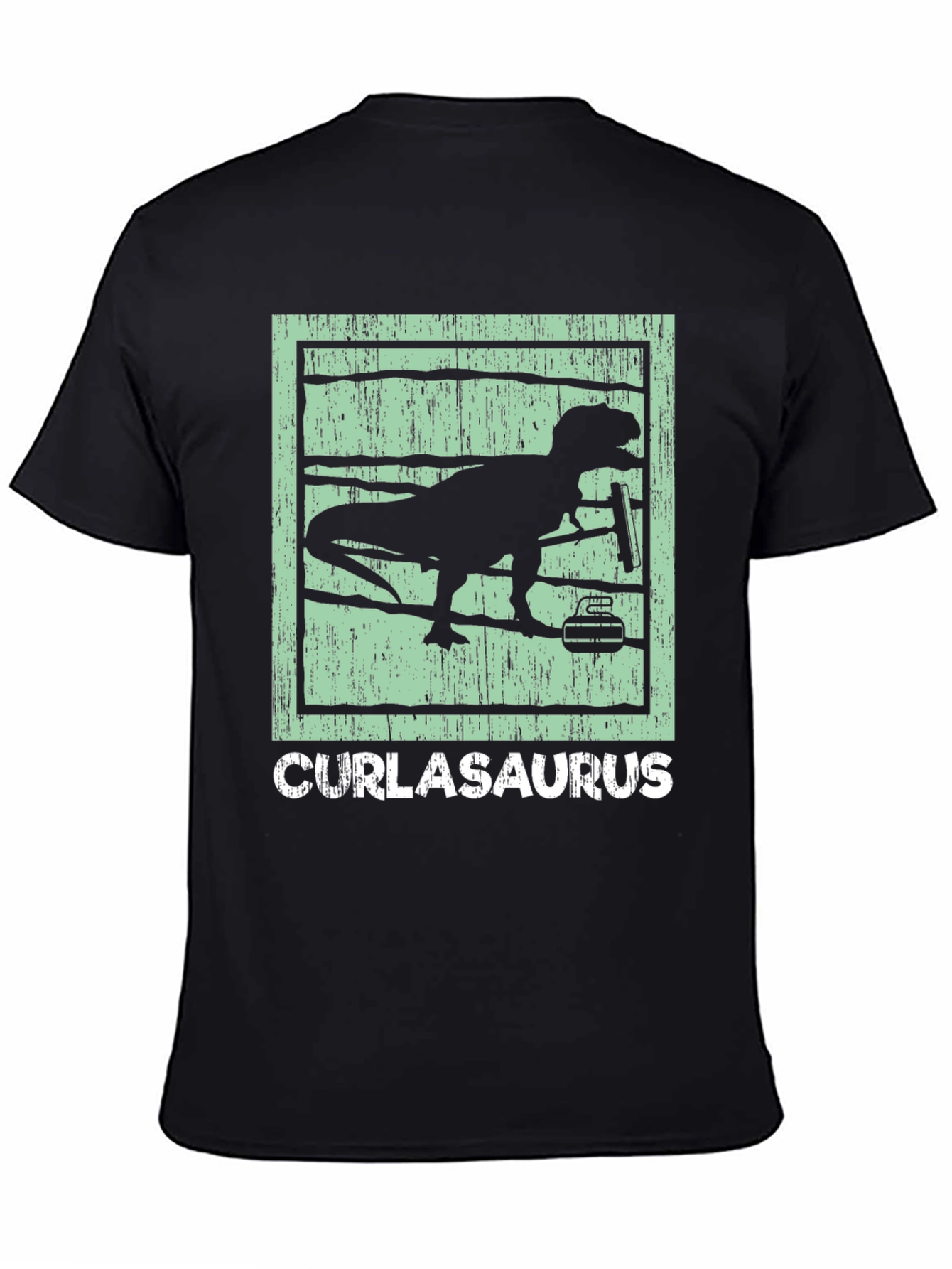 CURLASAURUS T-Rex Curl Barbell Gym Shirt