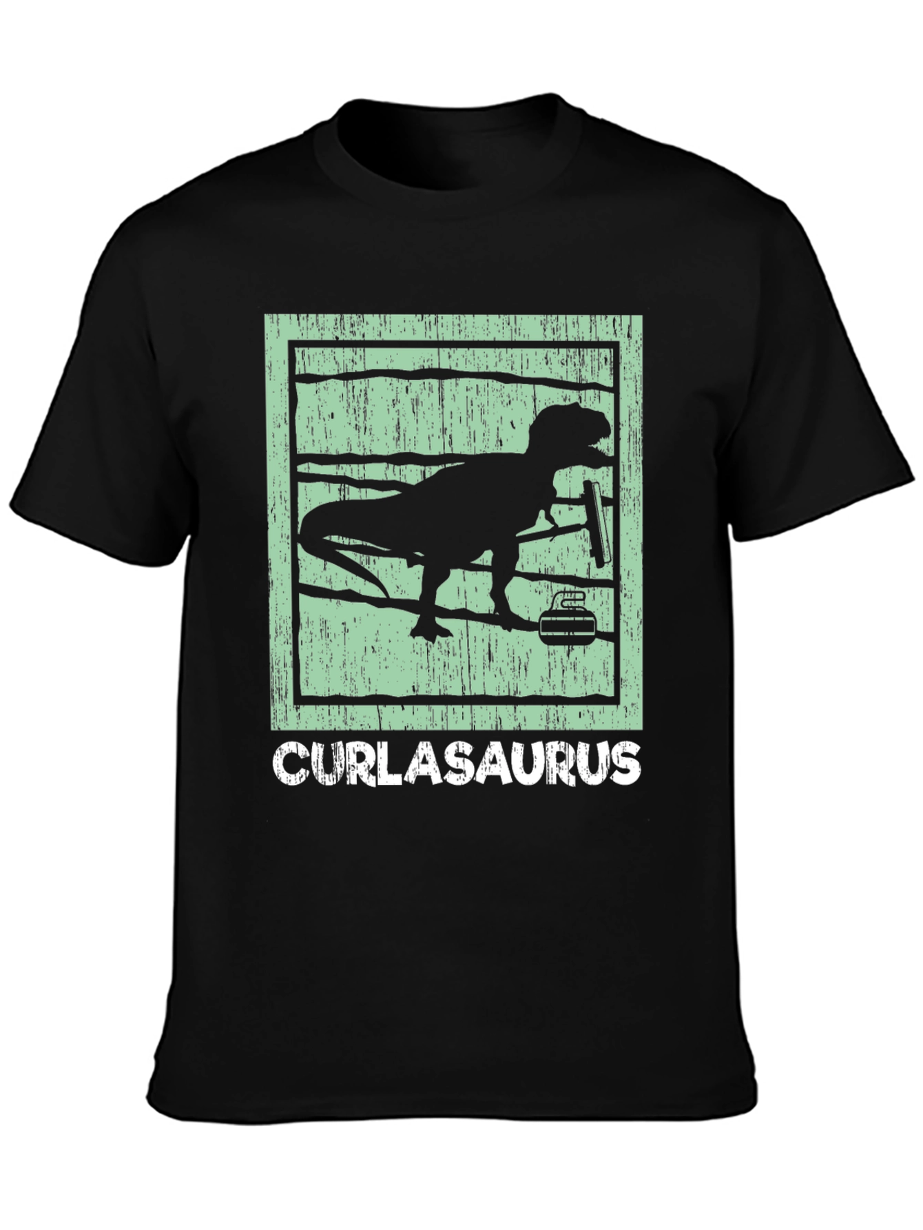 CURLASAURUS T-Rex Curl Barbell Gym Shirt