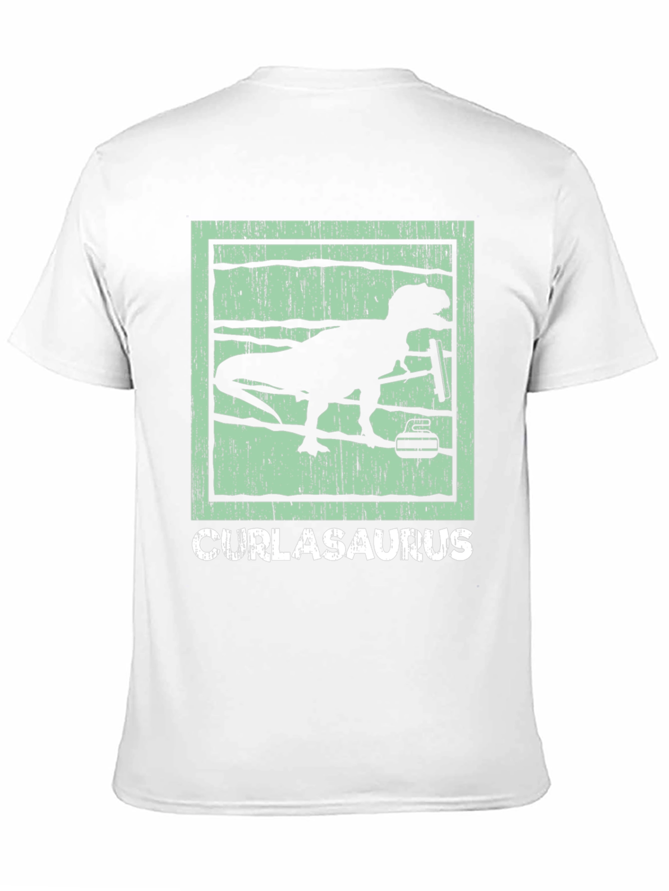 CURLASAURUS T-Rex Curl Barbell Gym Shirt