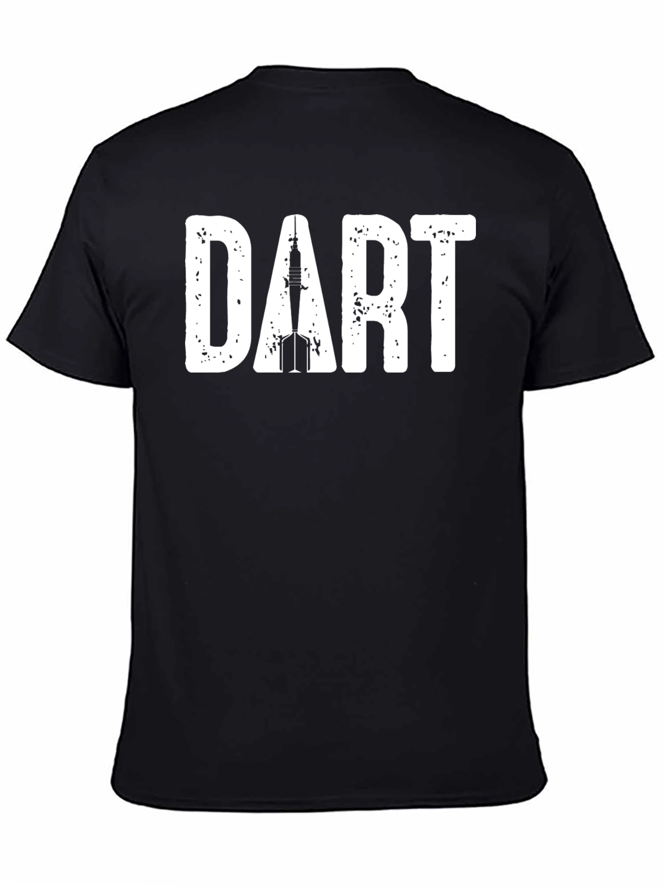 DART Graphic Tee - Cool Casual Black T-Shirt