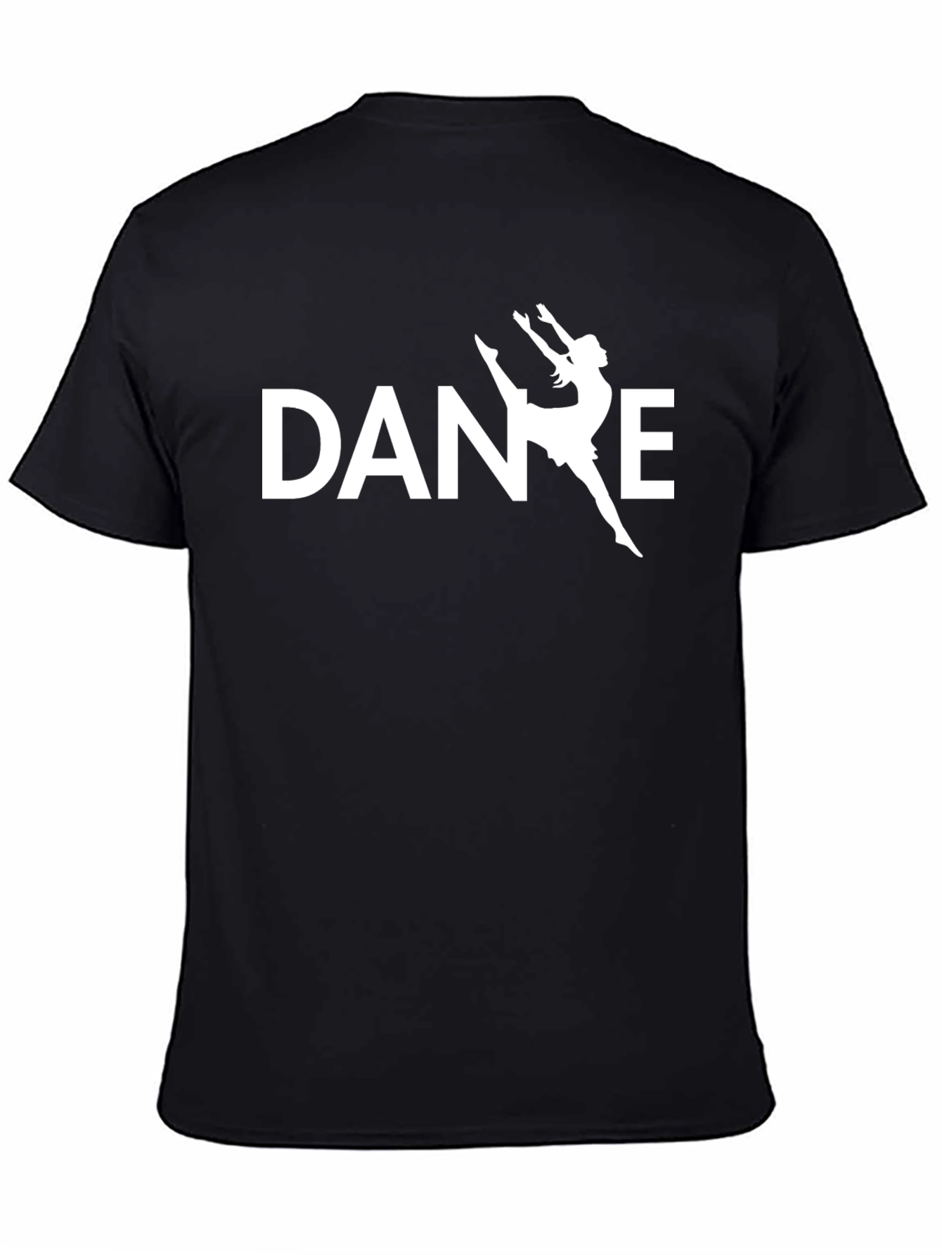 Dance Silhouette Graphic Tee - Black Unisex T-Shirt