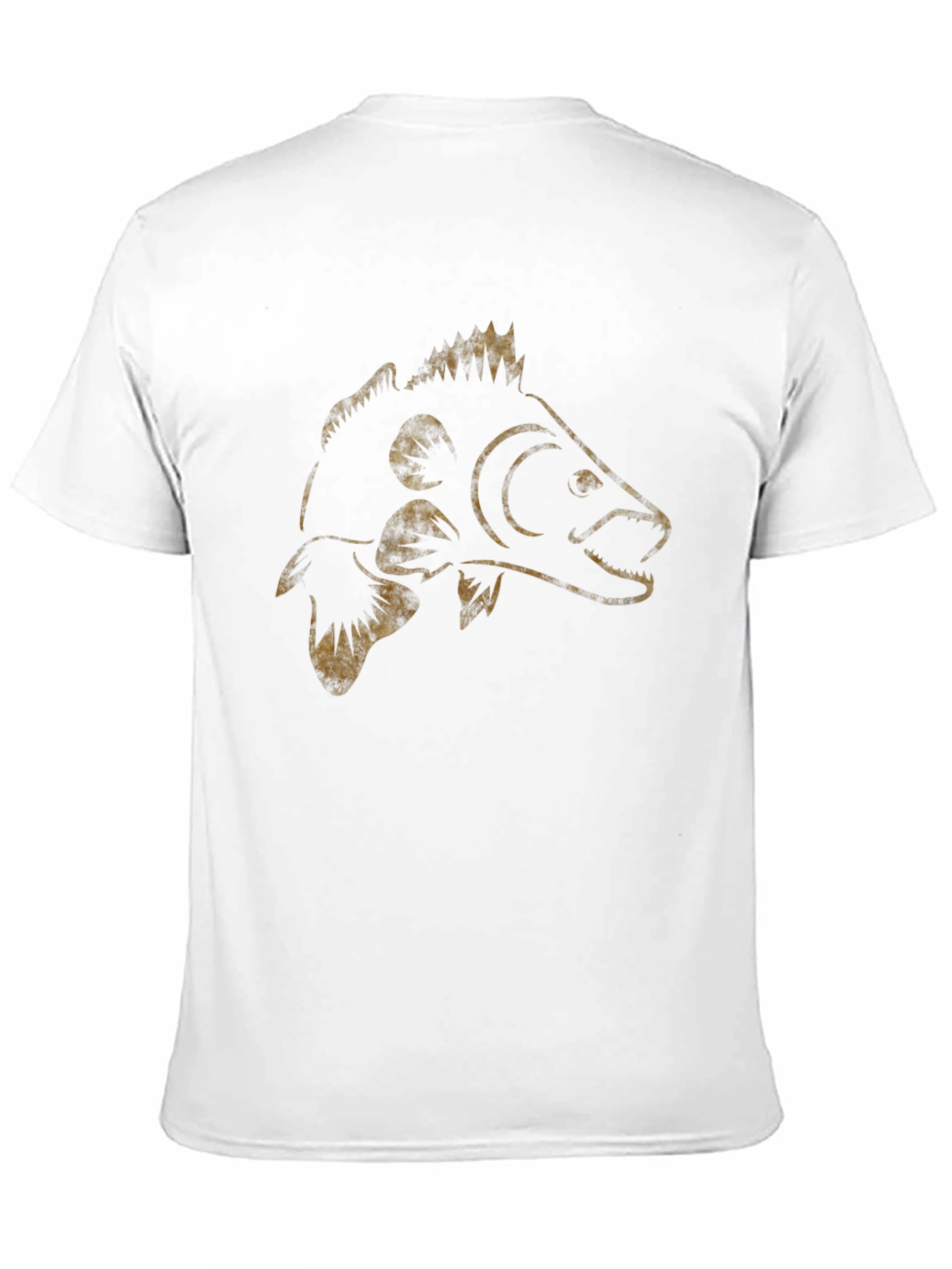 Carp Fish T-Shirt - Black Cotton Angler Tee