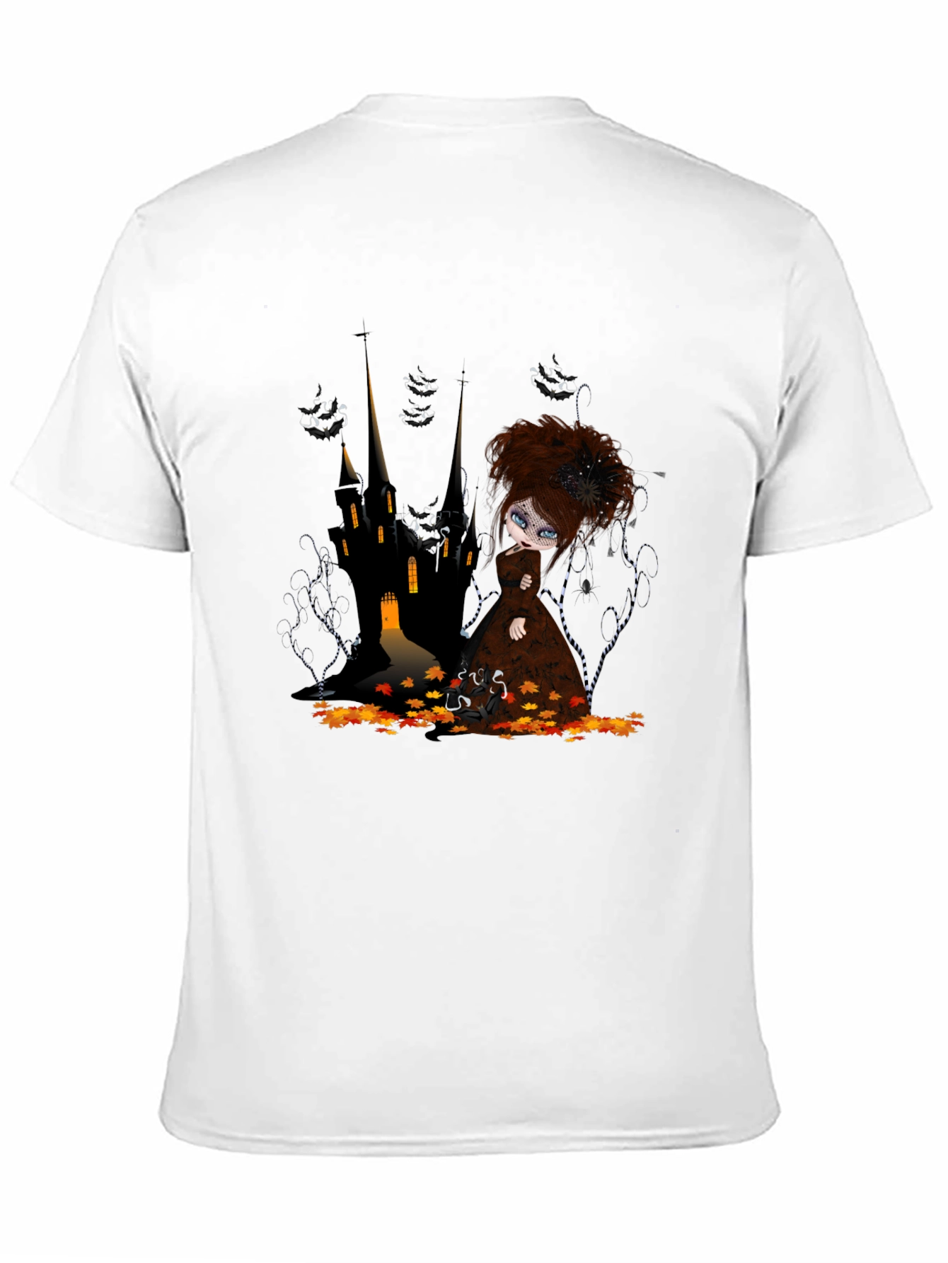 Gothic Doll Castle Graphic T-Shirt