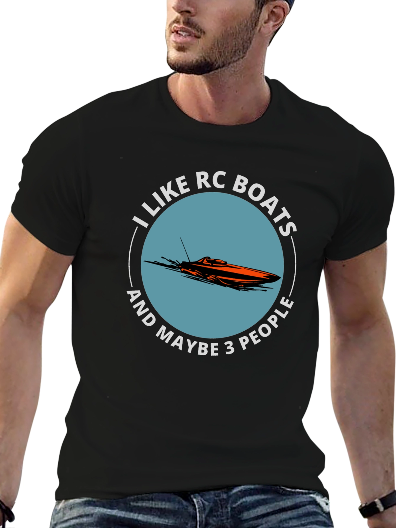 I Like RC Boats T-Shirt Funny Hobby Tee