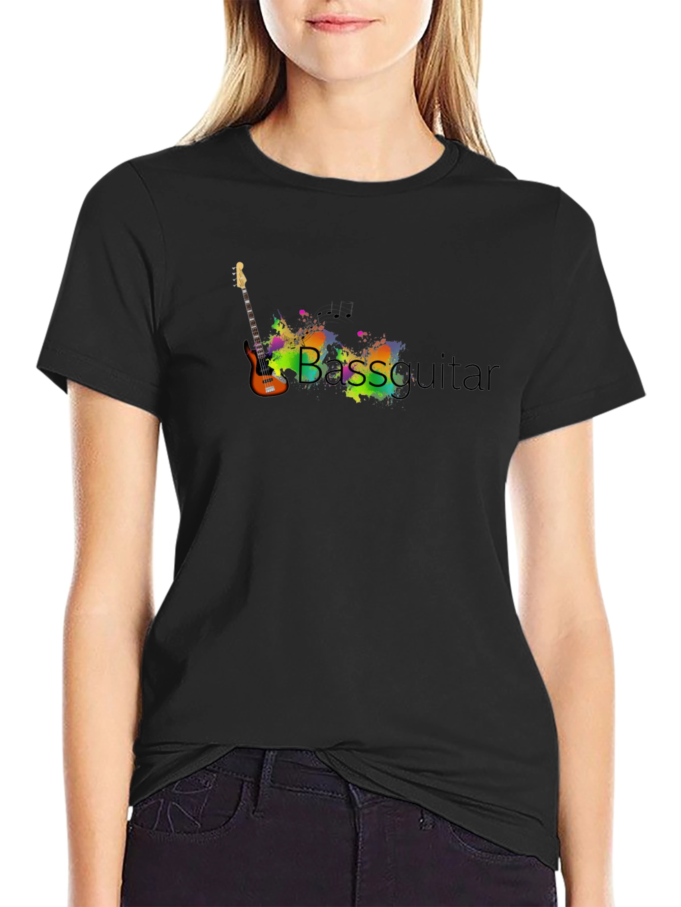 Bass Guitar Graphic Tee - Music Lover T-Shirt