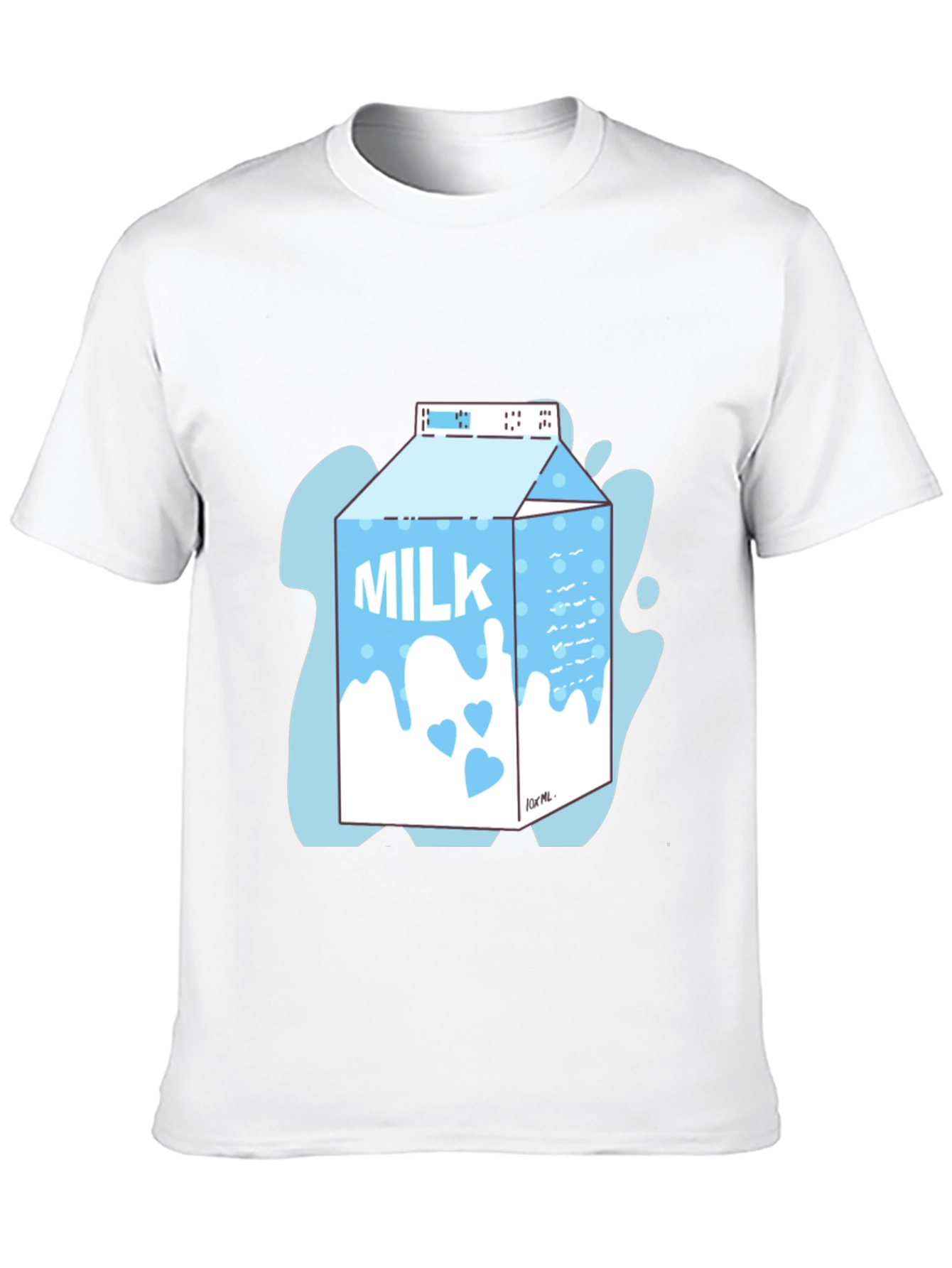 Milk Carton Graphic Tee - Trendy & Cool