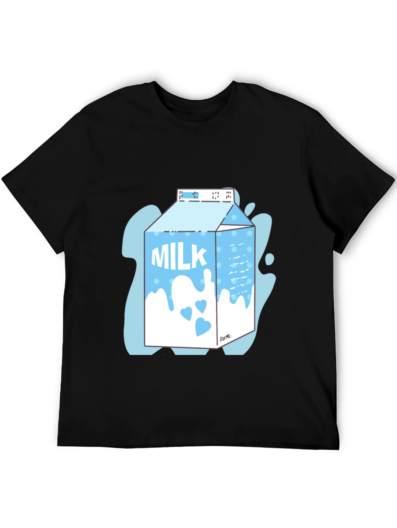 Milk Carton Graphic Tee - Trendy & Cool