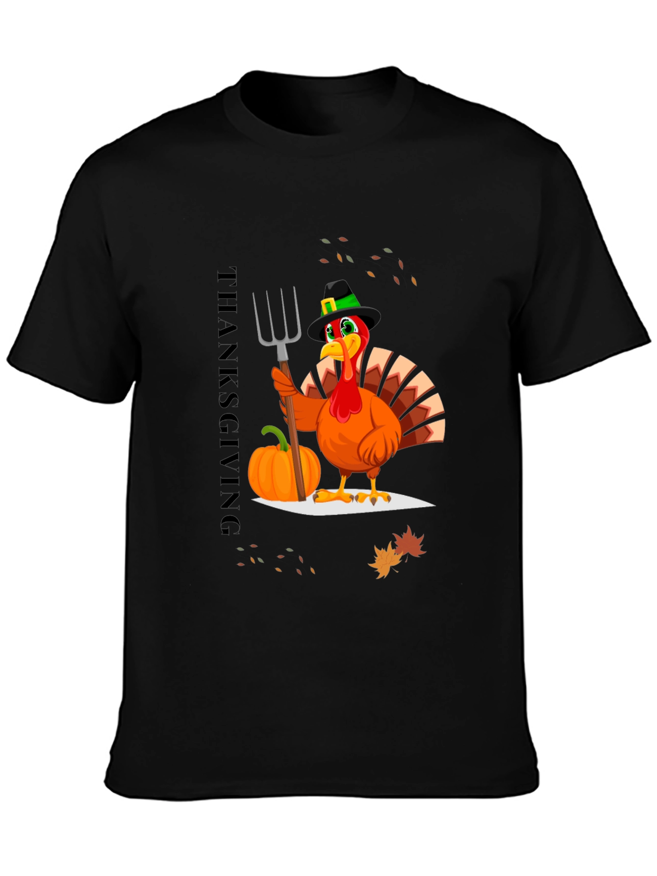 Thanksgiving Turkey Graphic T-Shirt