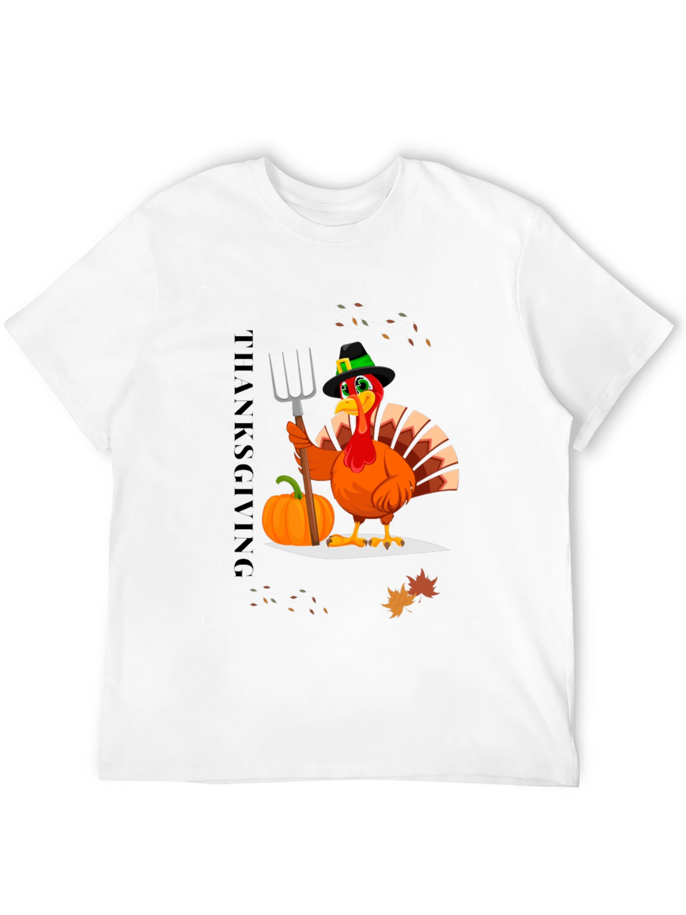 Thanksgiving Turkey Graphic T-Shirt