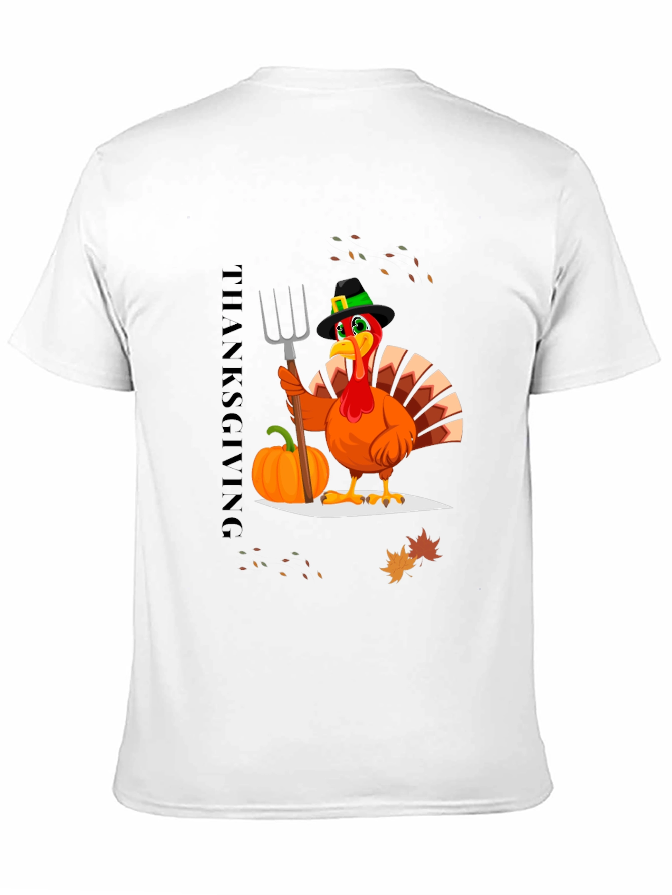 Thanksgiving Turkey Graphic T-Shirt