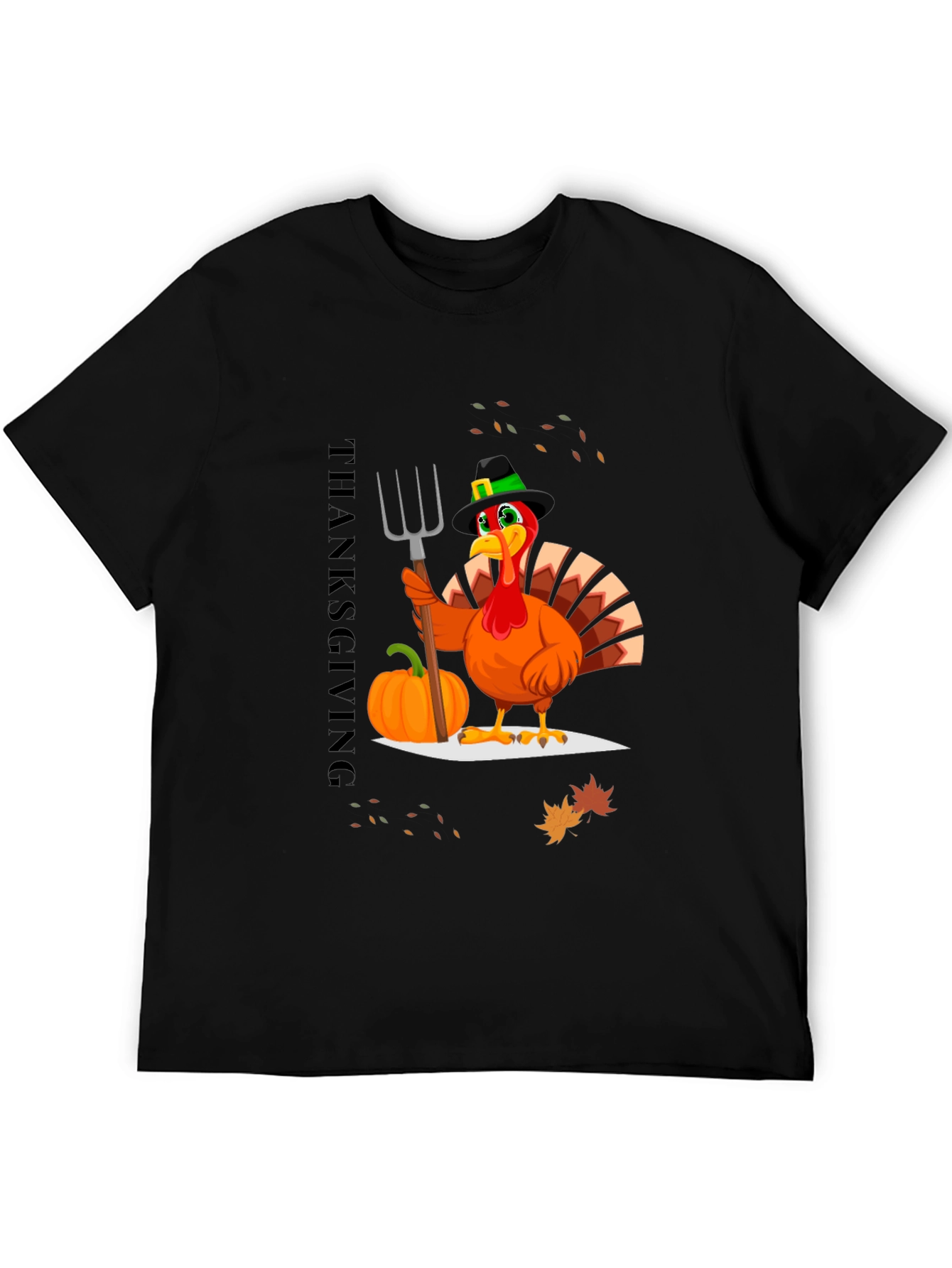 Thanksgiving Turkey Graphic T-Shirt