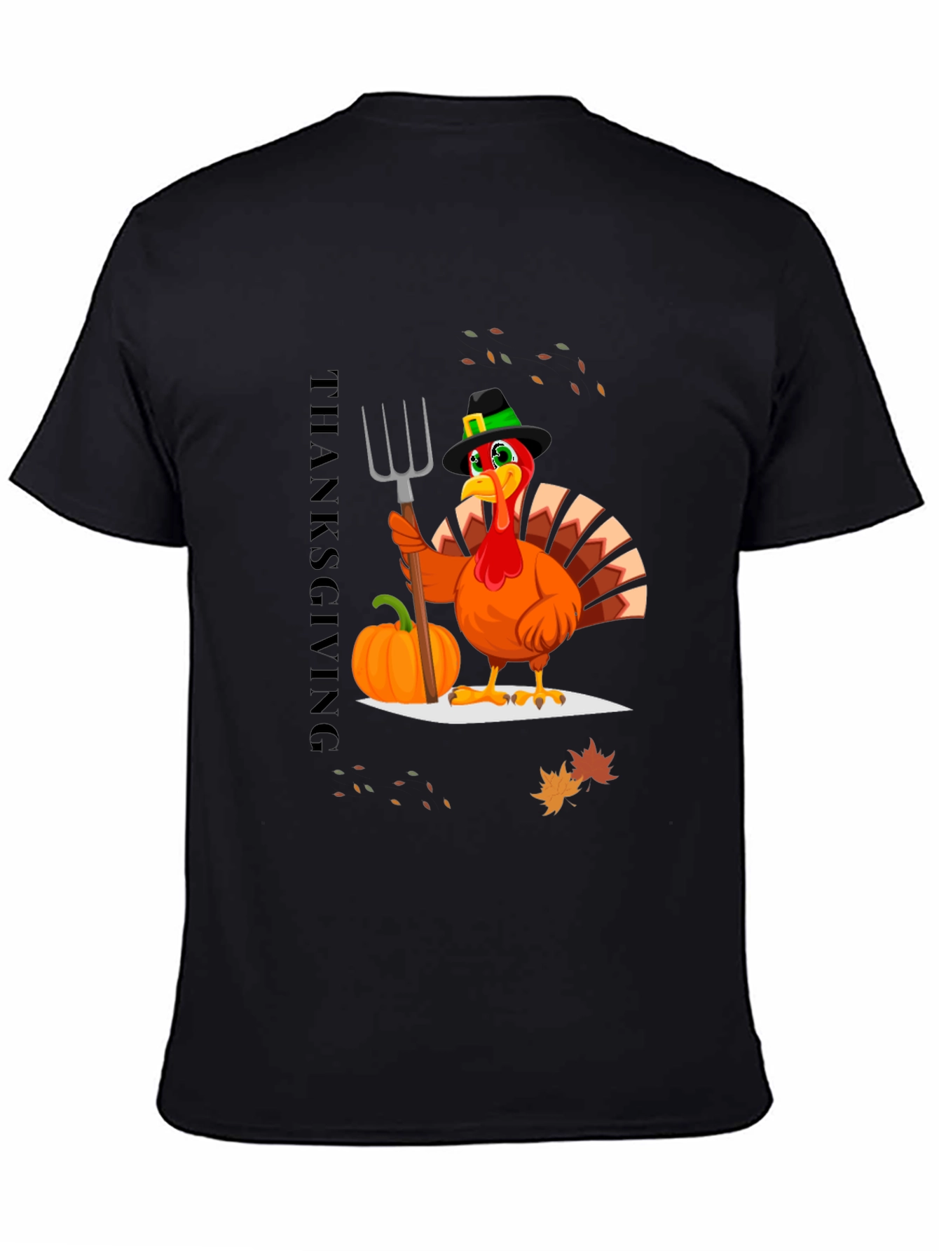 Thanksgiving Turkey Graphic T-Shirt