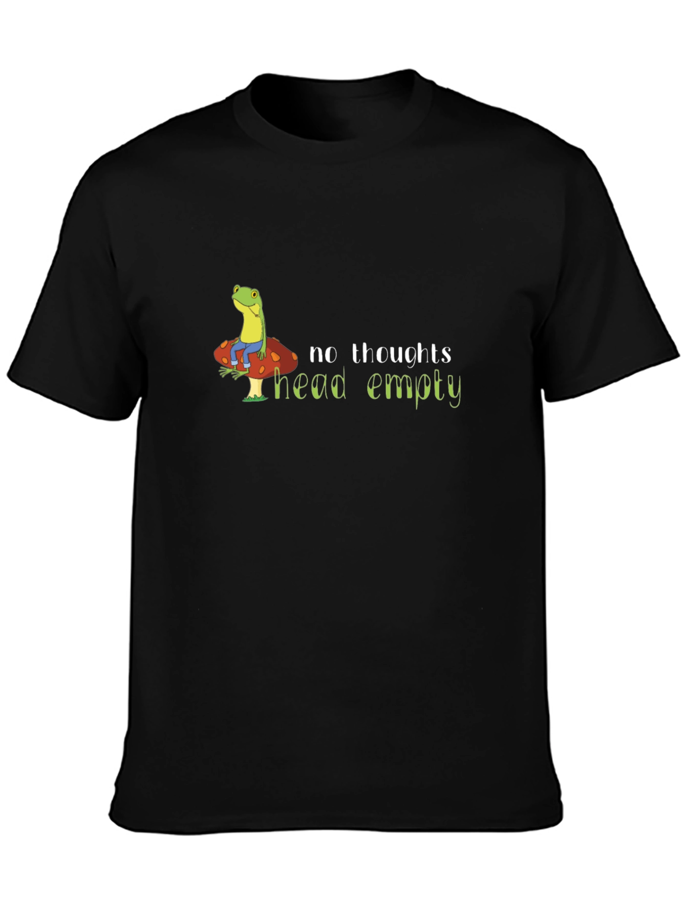 No Thoughts Head Empty Frog T-Shirt