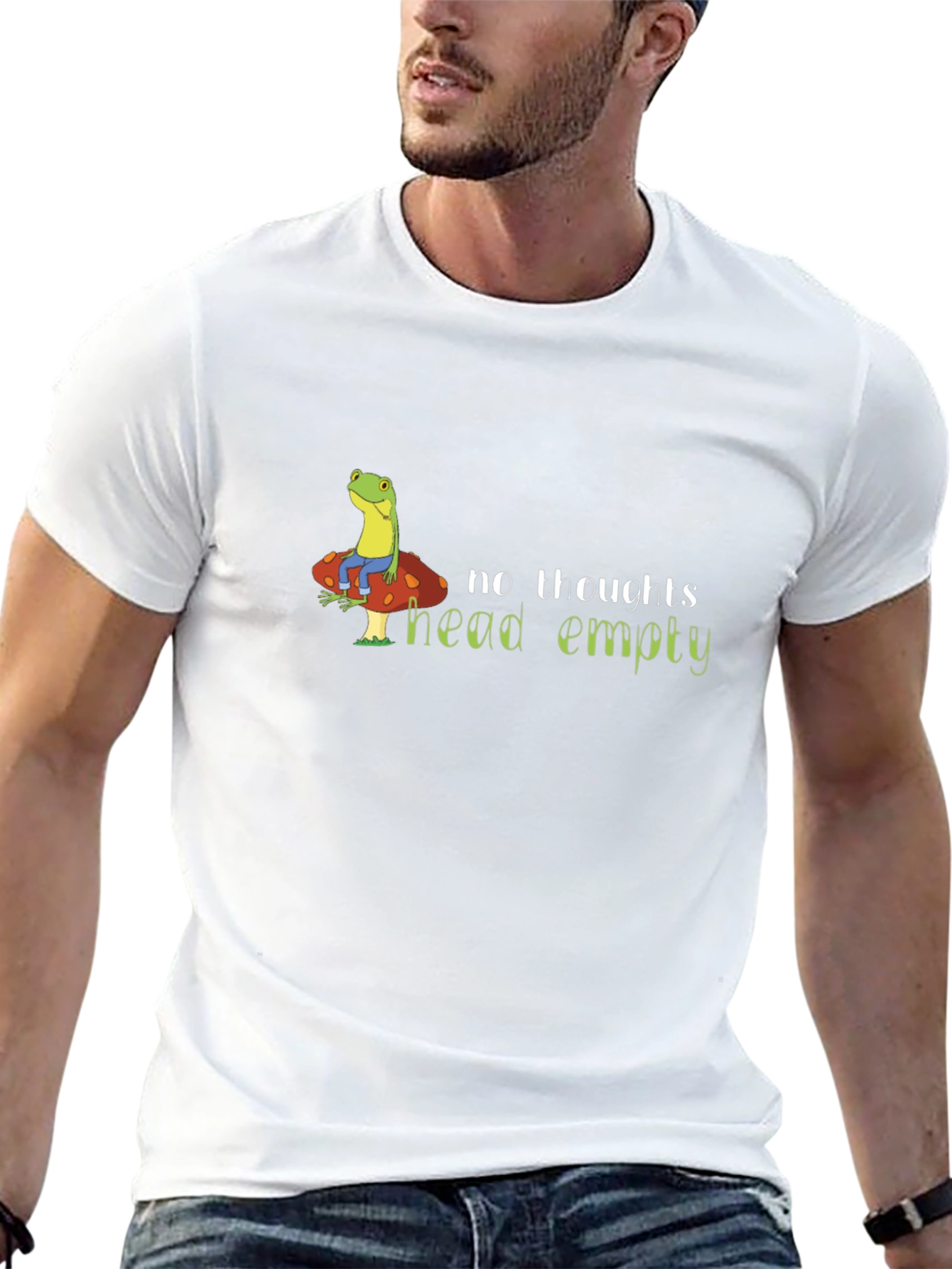 No Thoughts Head Empty Frog T-Shirt