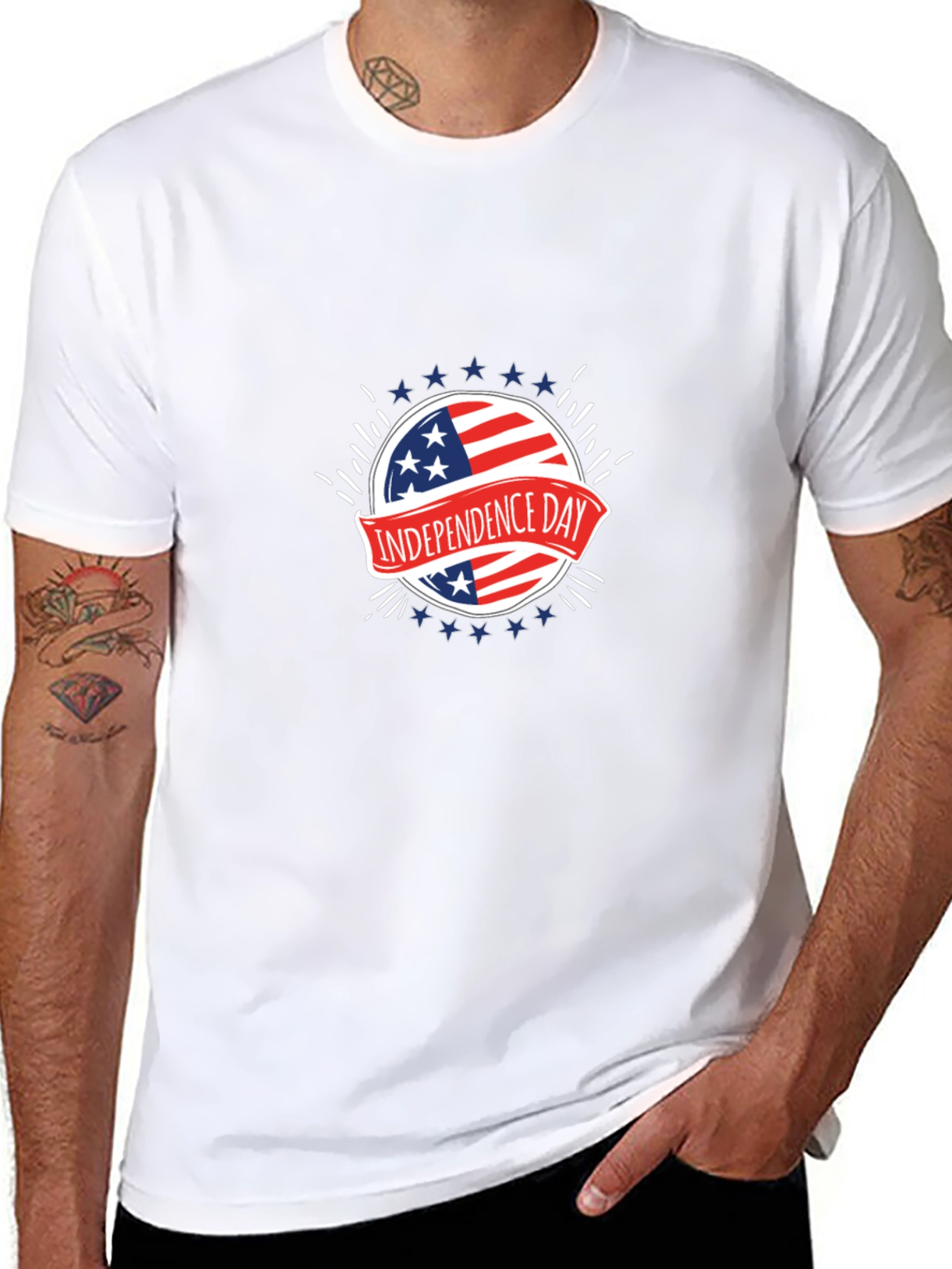 Independence Day Graphic T-Shirt - Patriotic USA
