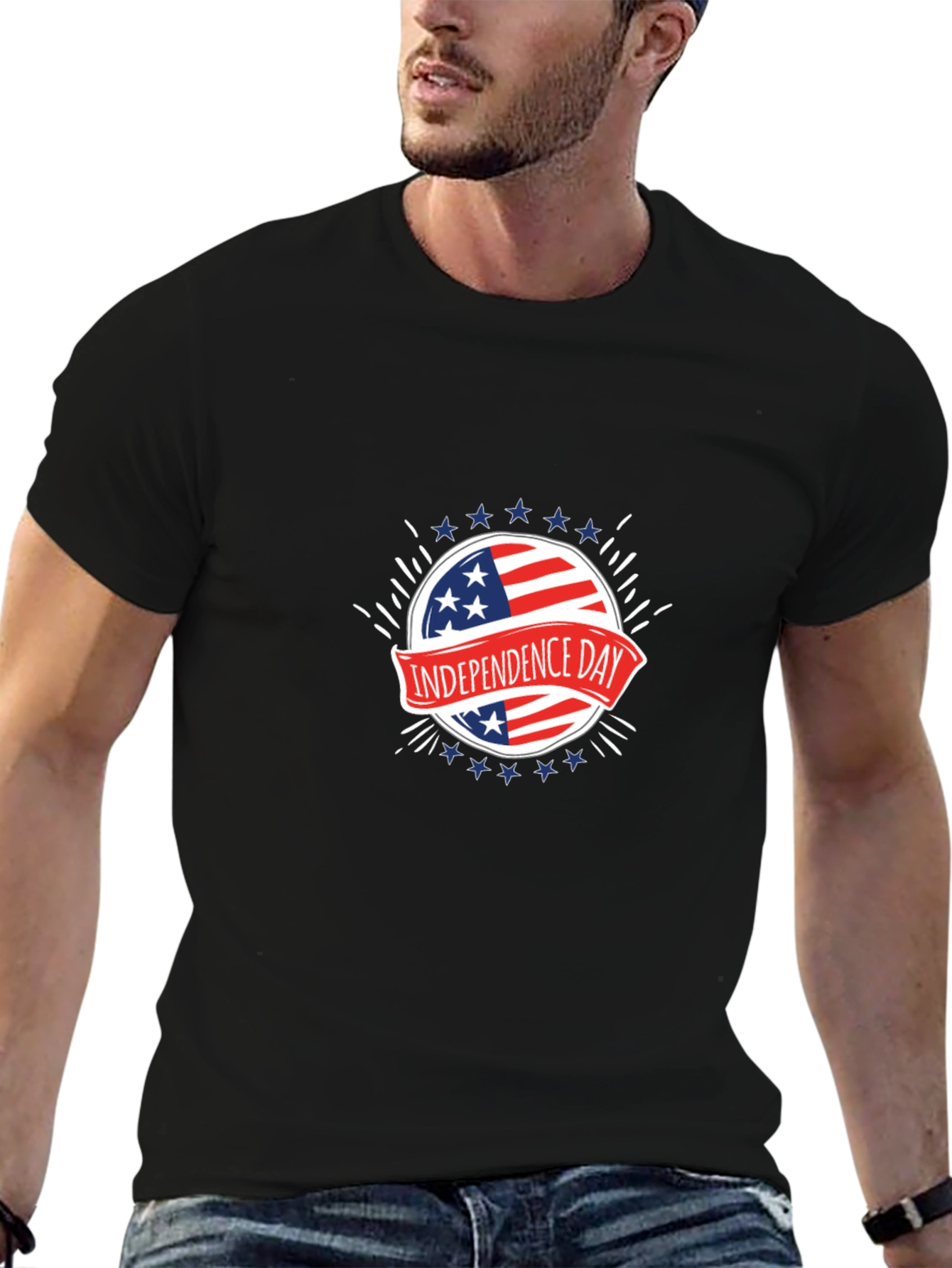 Independence Day Graphic T-Shirt - Patriotic USA