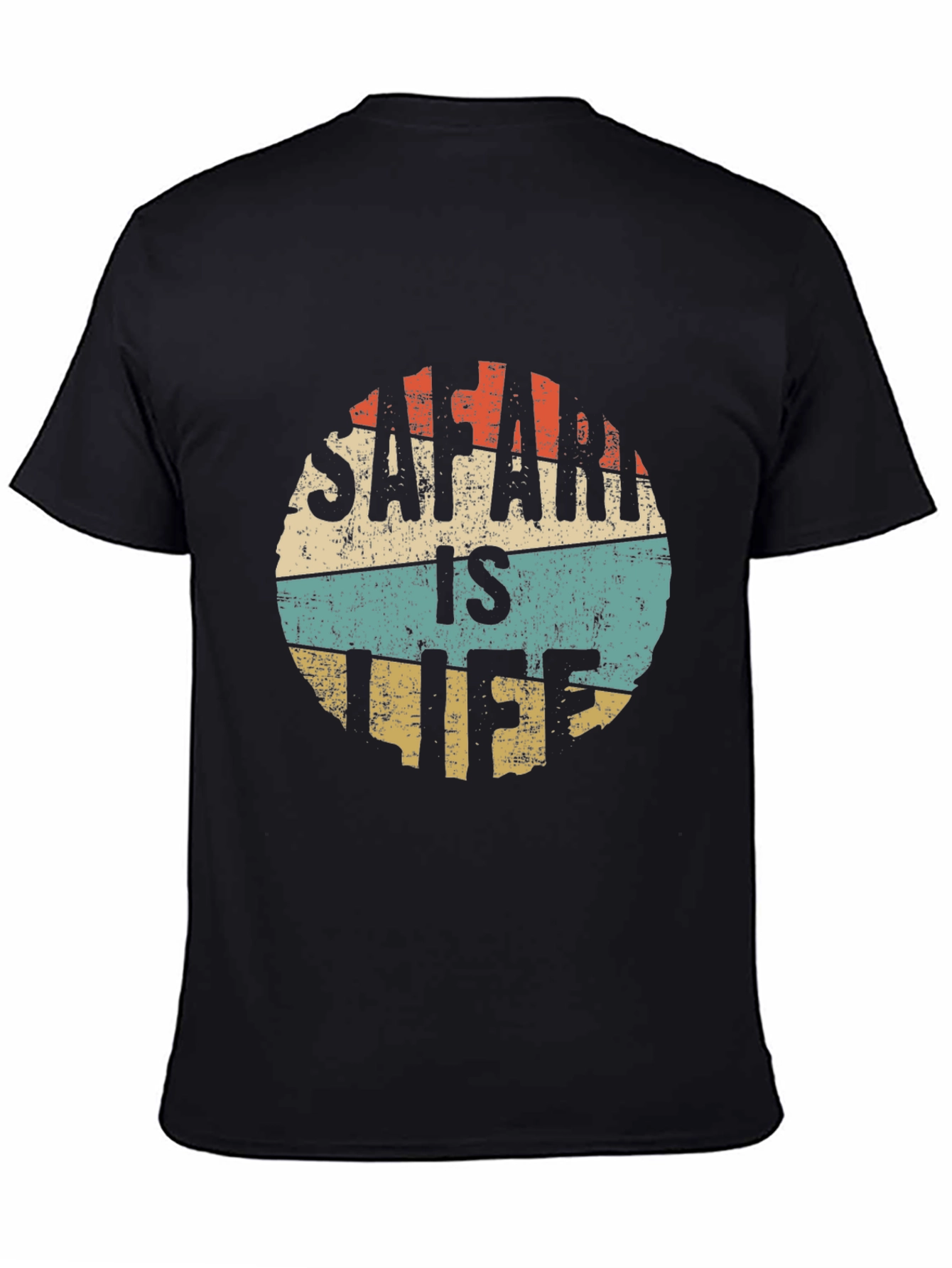 Safari Is Life Retro Graphic T-Shirt